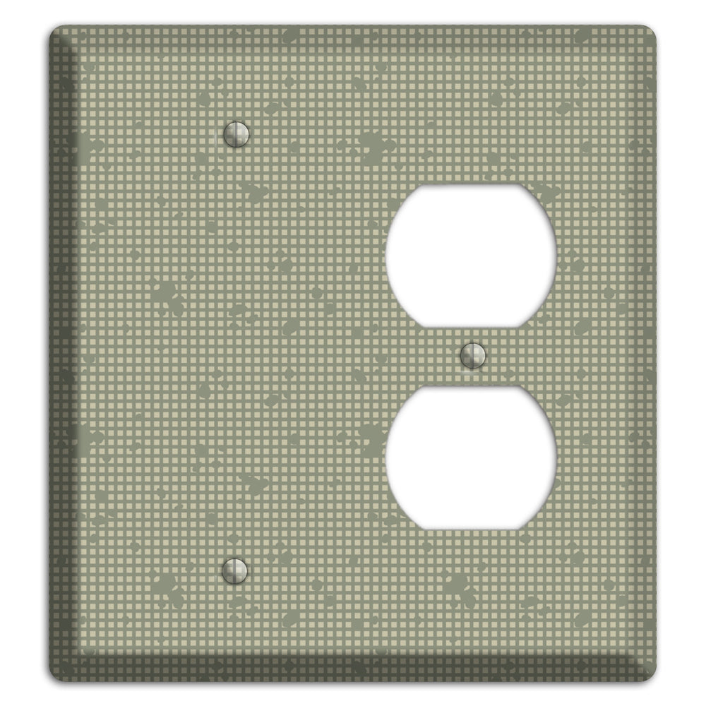 Night Desert Camo Blank / Duplex Wallplate