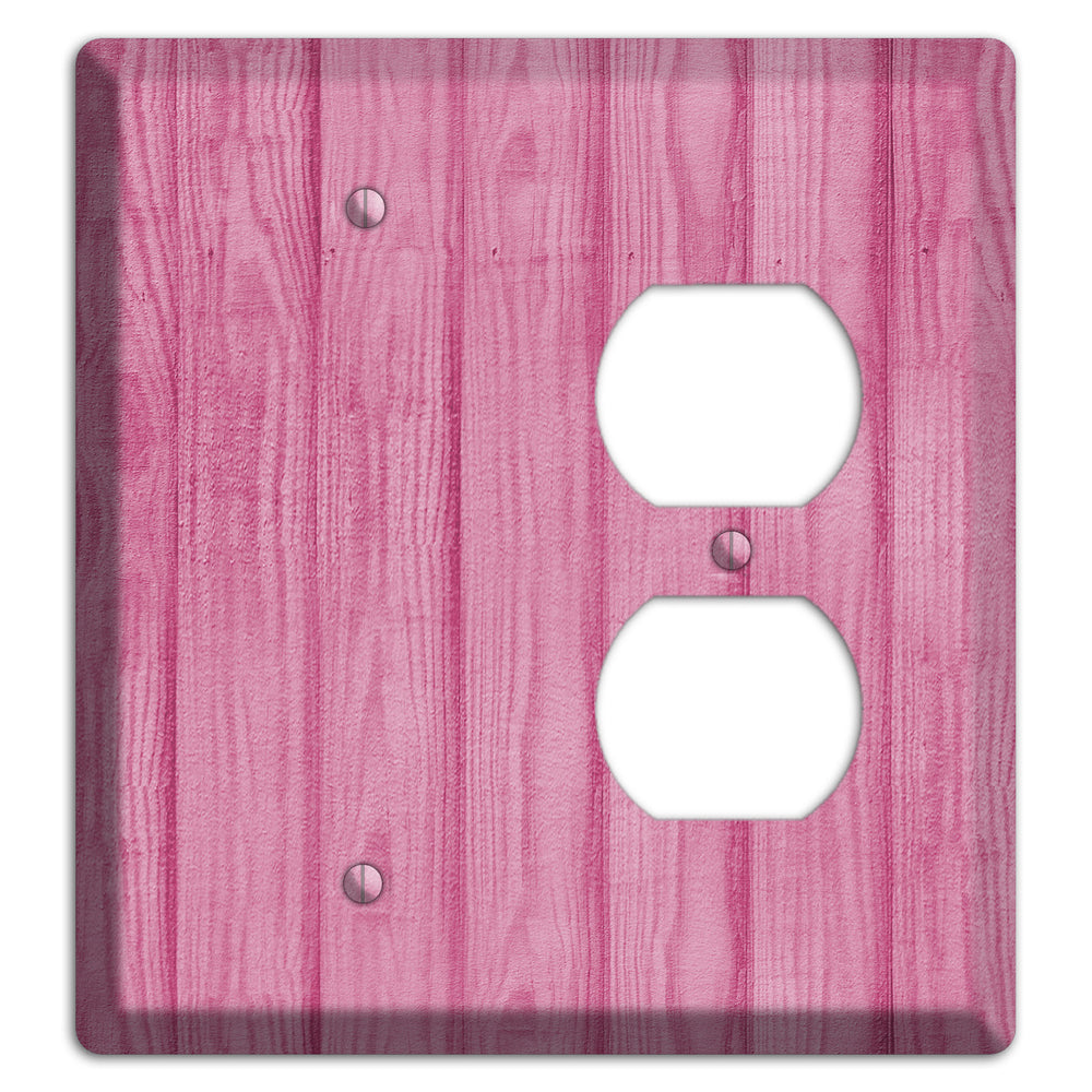 Can Can Pink Texture Blank / Duplex Wallplate