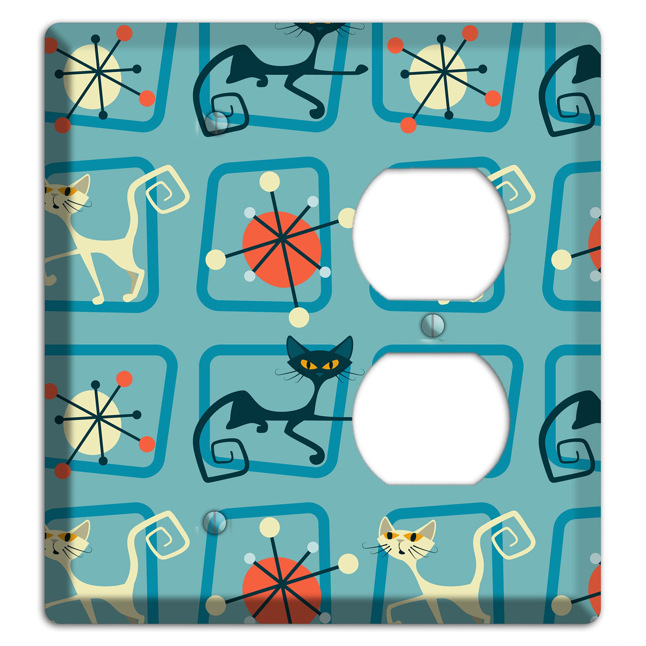 Relaxing Kitties Blank / Duplex Wallplate