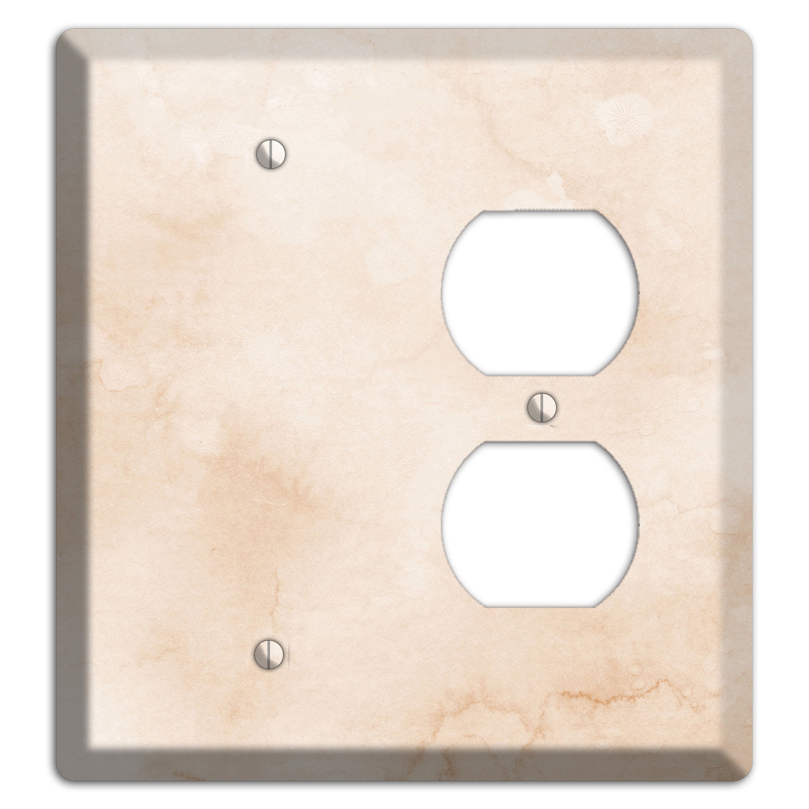 Janna Neutral Texture Blank / Duplex Wallplate