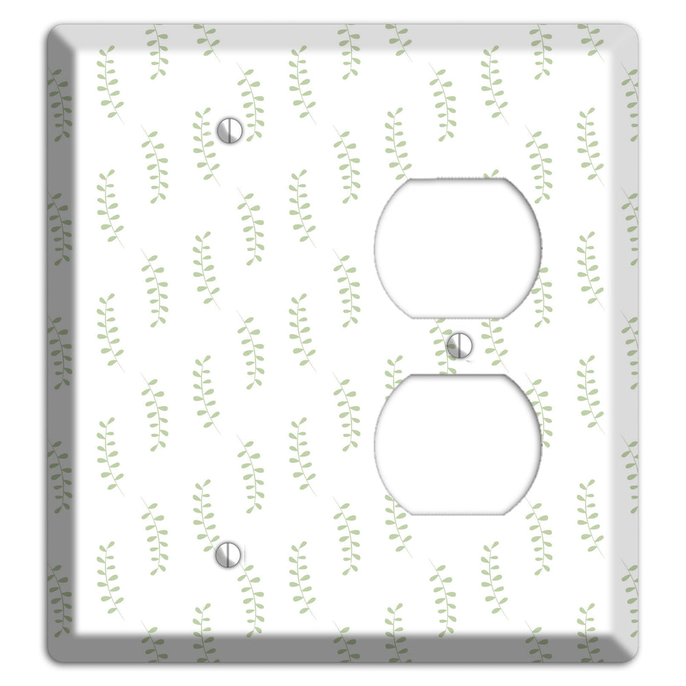 Leaves Style AA Blank / Duplex Wallplate
