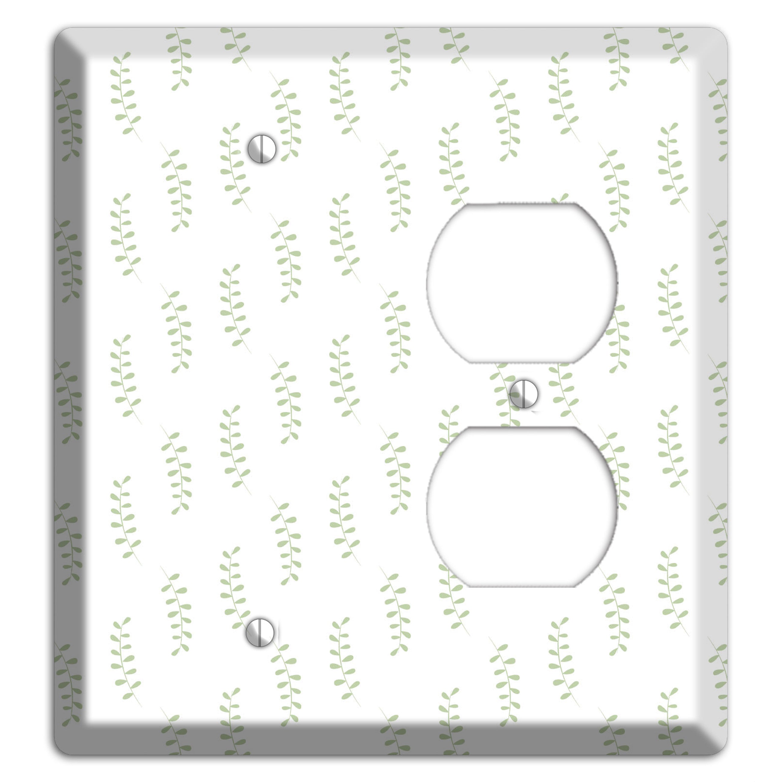 Leaves Style AA Blank / Duplex Wallplate