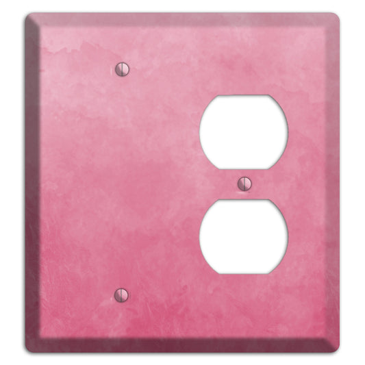 Pink Ombre Blank / Duplex Wallplate