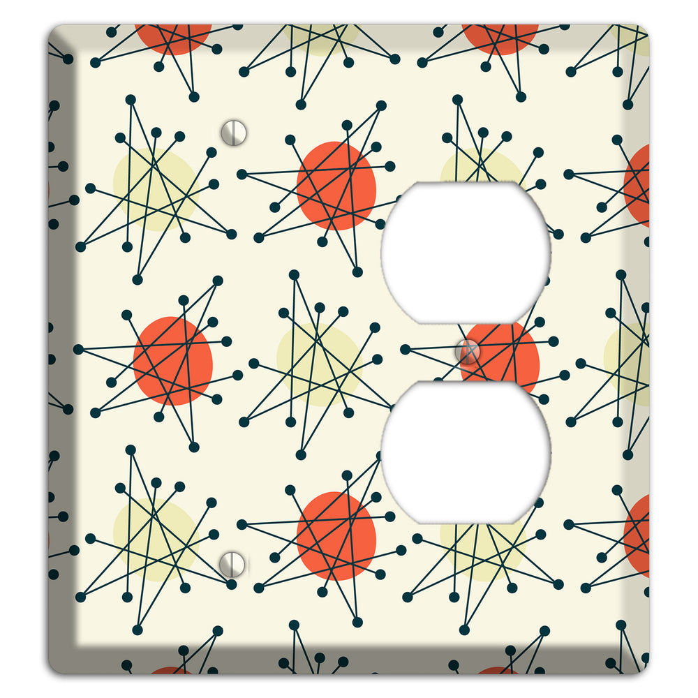 Atomic Star Burst Blank / Duplex Wallplate