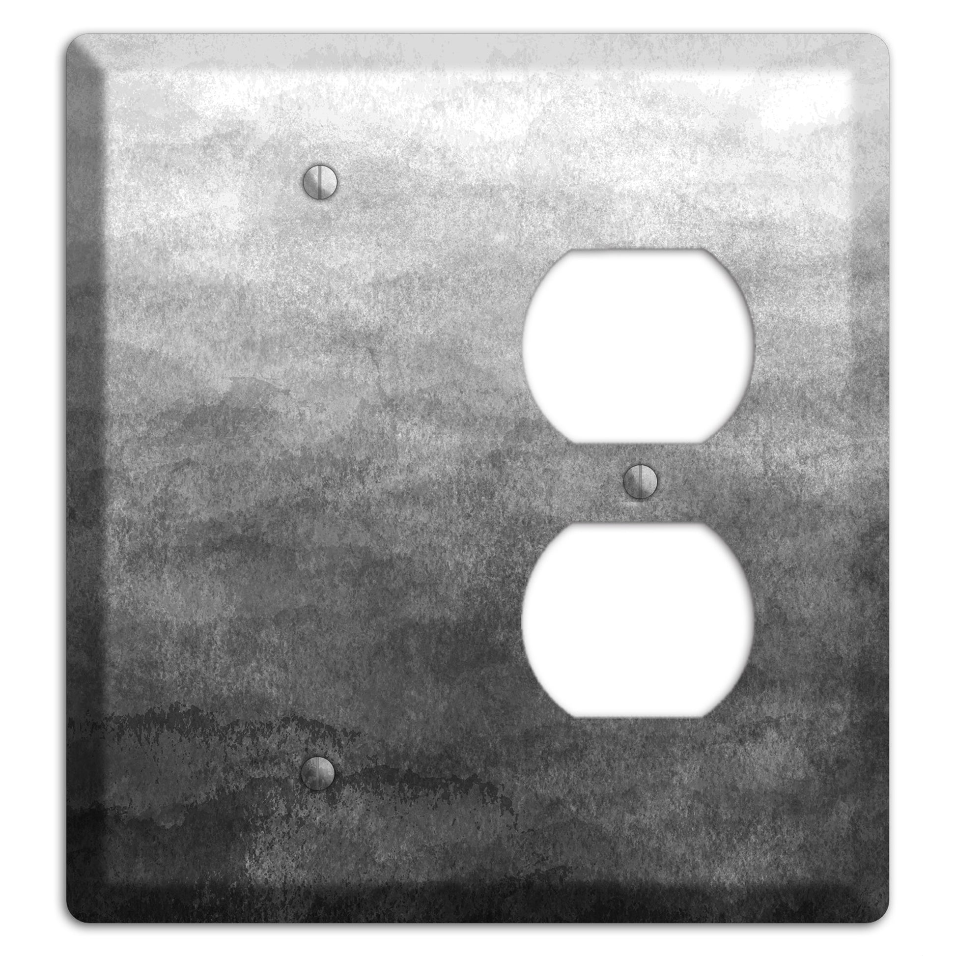 Black Ombre Blank / Duplex Wallplate