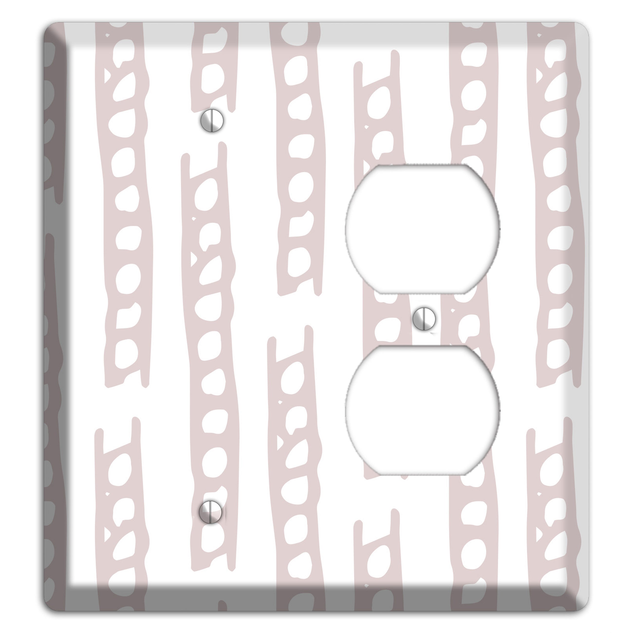 Abstract 27 Blank / Duplex Wallplate