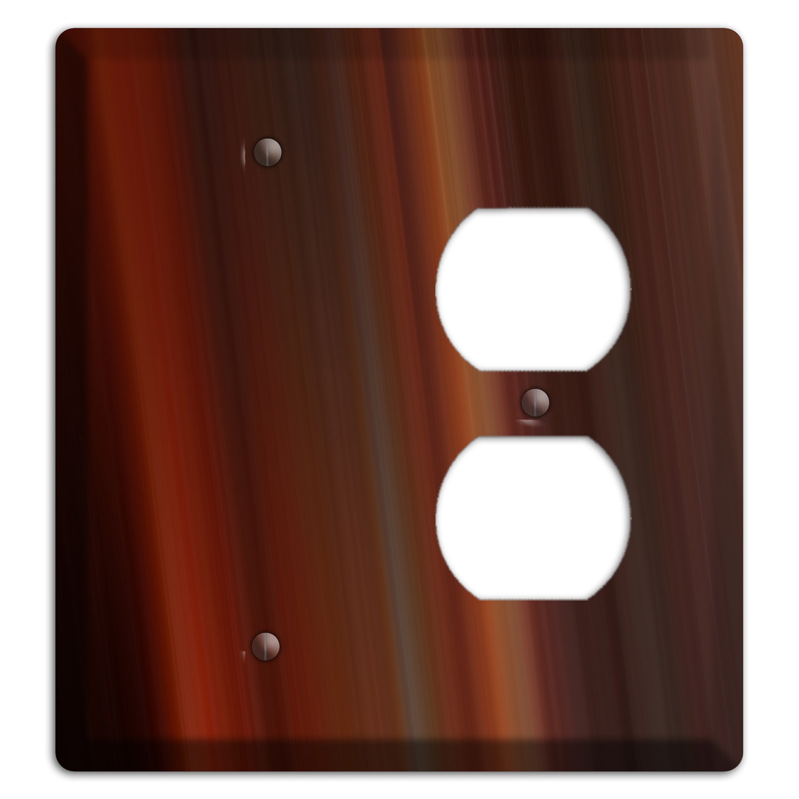 Maroon Ray of Light Blank / Duplex Wallplate