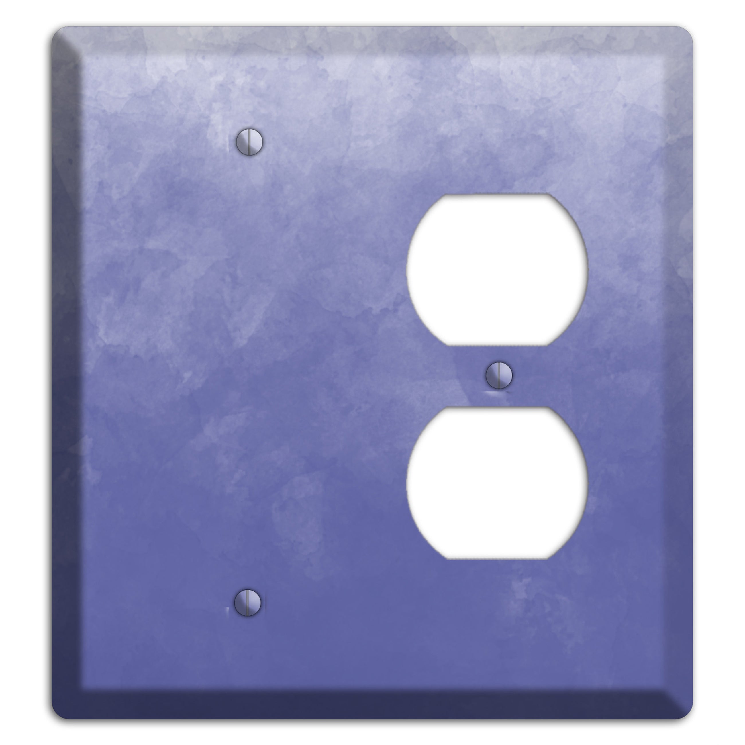 Blue Ombre Blank / Duplex Wallplate