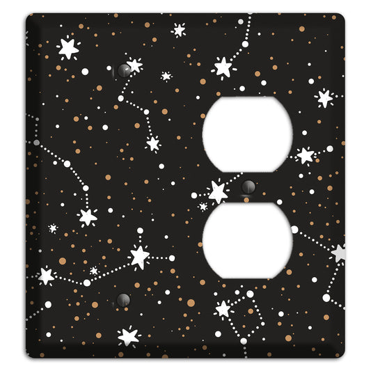 Constellations Black Blank / Duplex Wallplate
