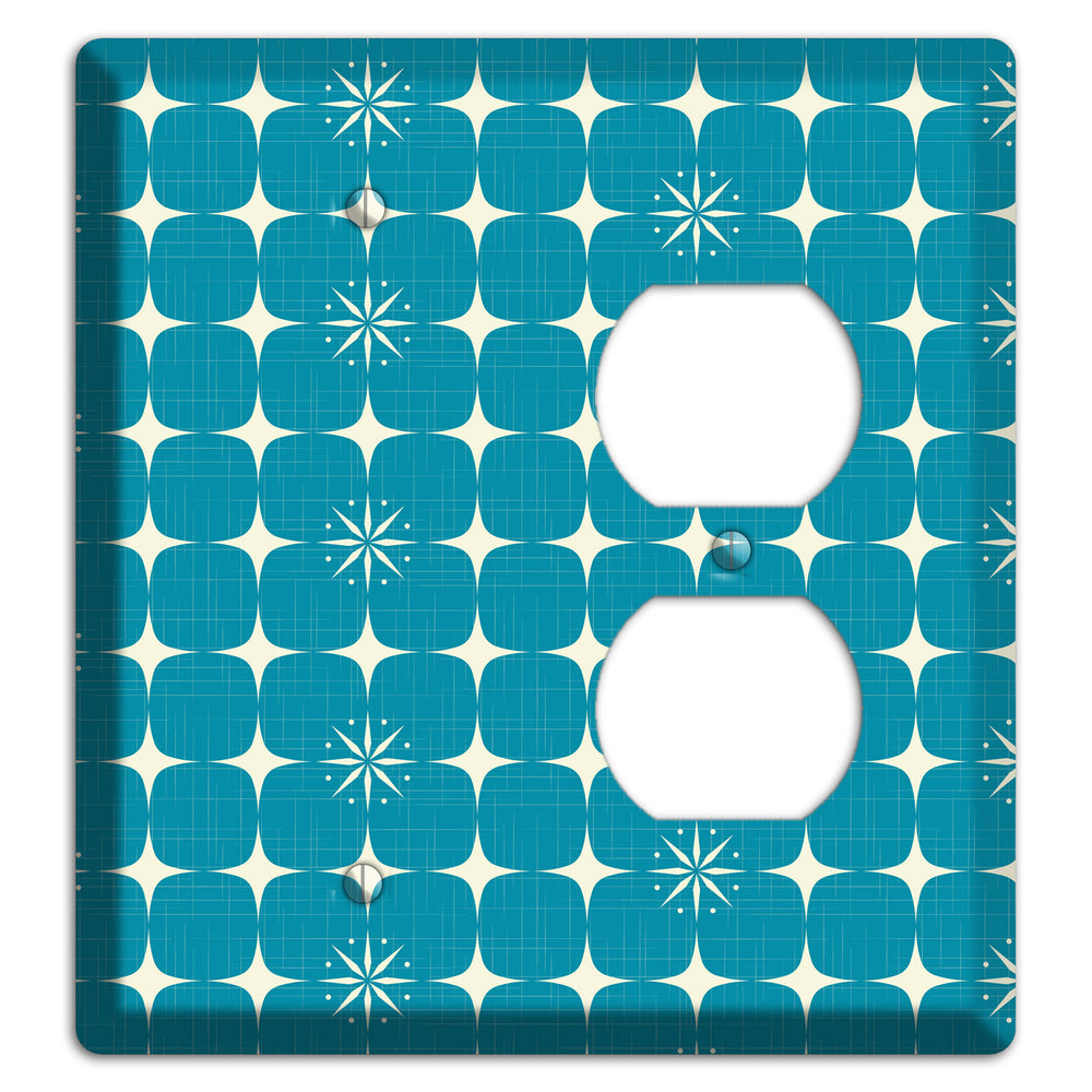Blue Atomic Blank / Duplex Wallplate