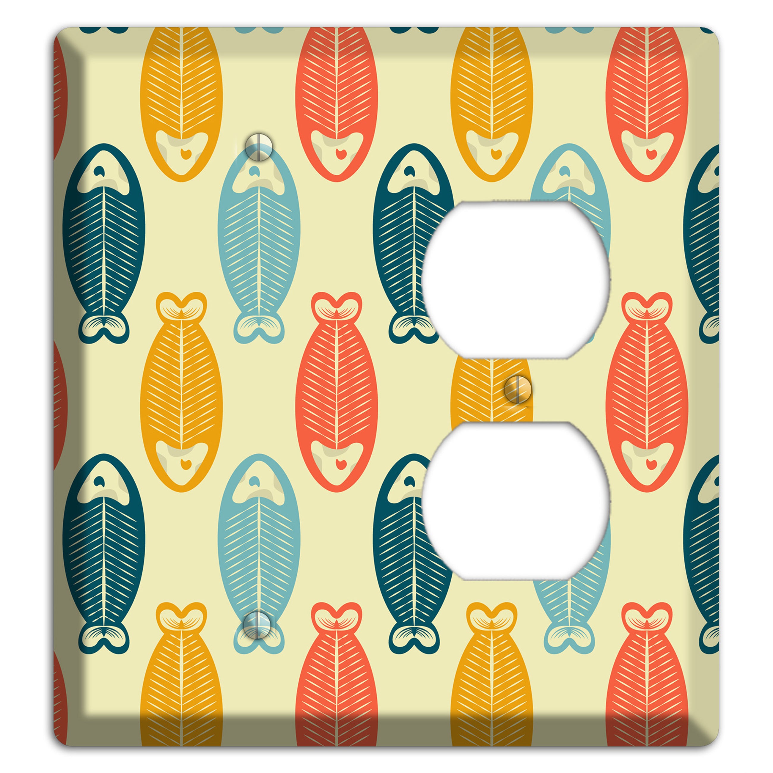Fish Blank / Duplex Wallplate