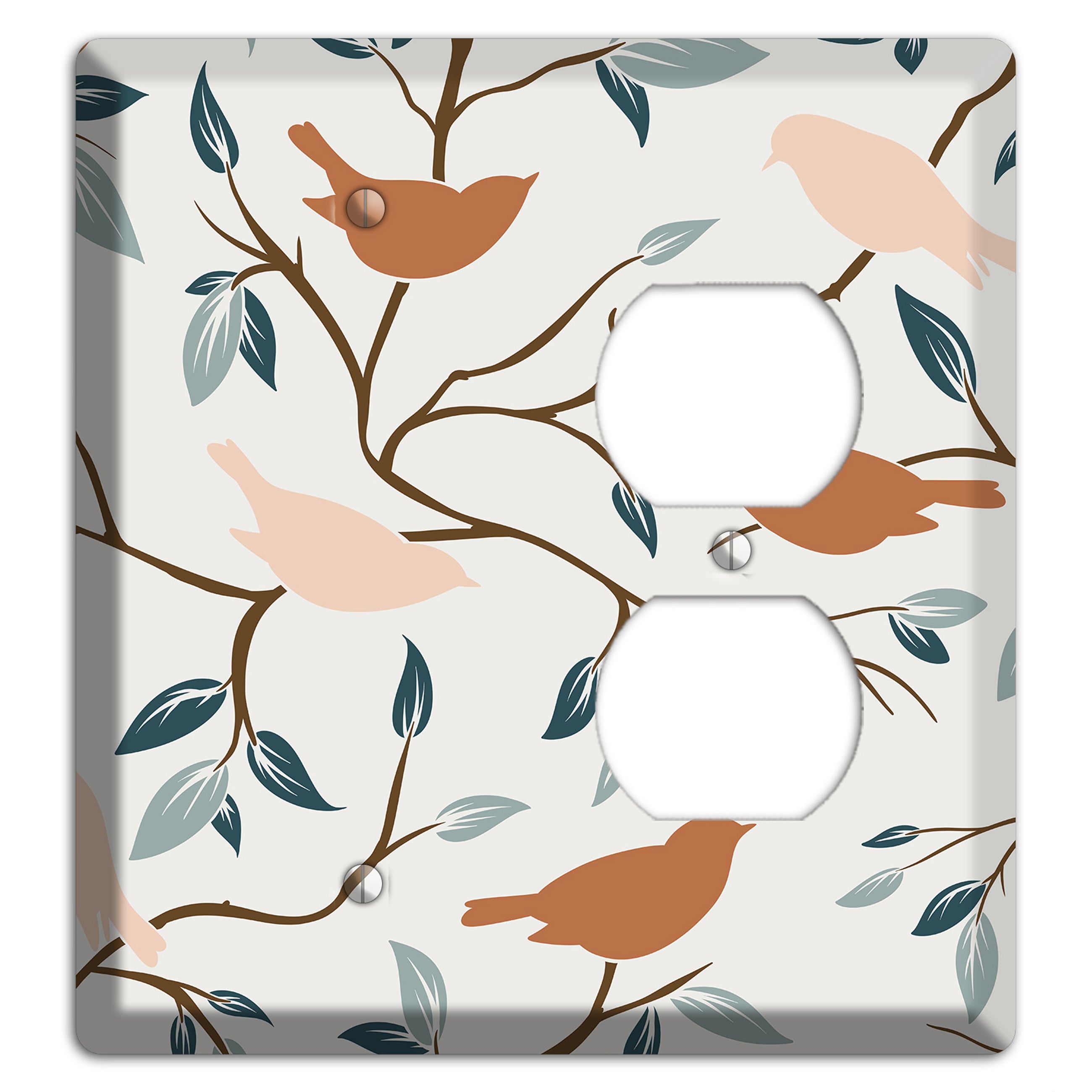 Bird Branch 1 Blank / Duplex Wallplate