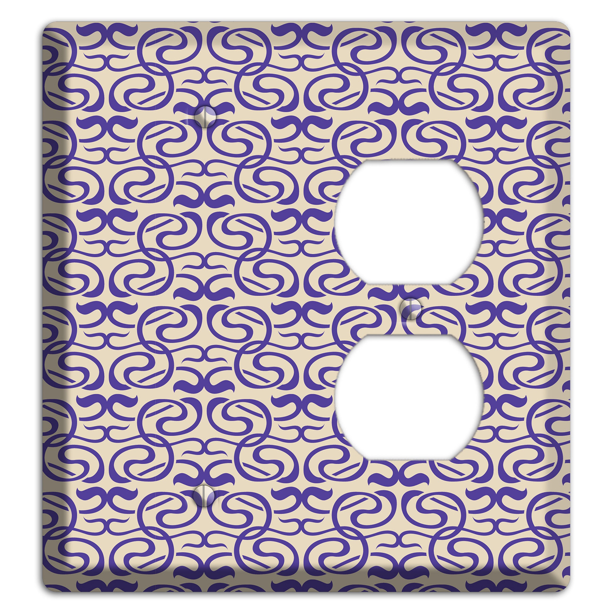 Nouveau Swirls Blank / Duplex Wallplate