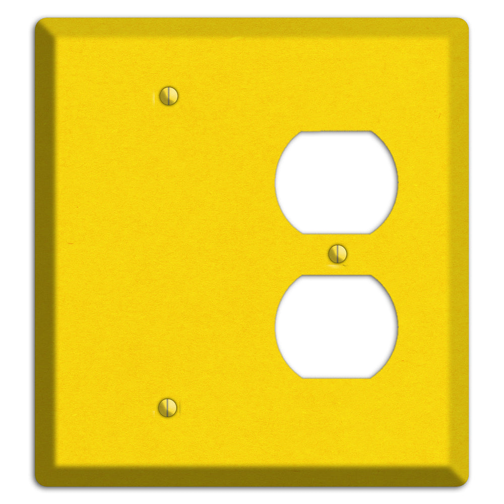 Moon Yellow Kraft Blank / Duplex Wallplate