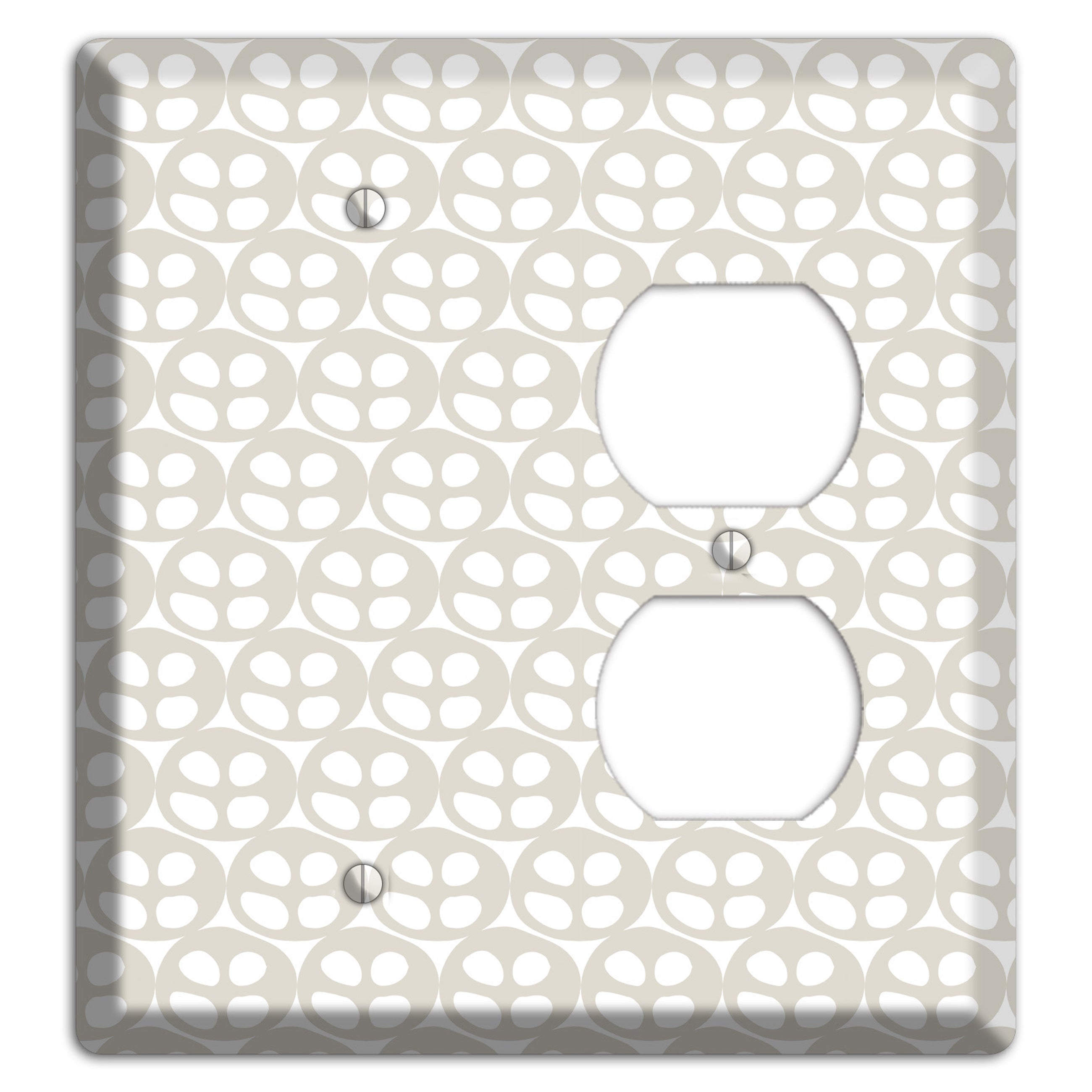 Simple Scandanavian Style AA Blank / Duplex Wallplate