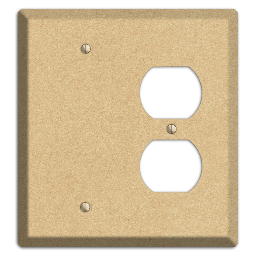 Calico Kraft Blank / Duplex Wallplate