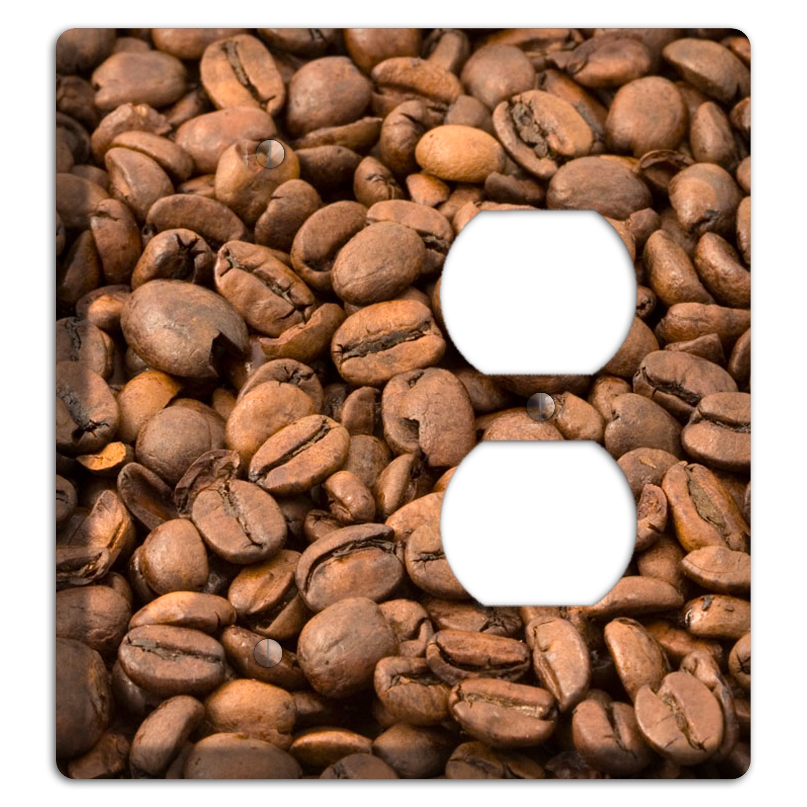 Coffee Blank / Duplex Wallplate