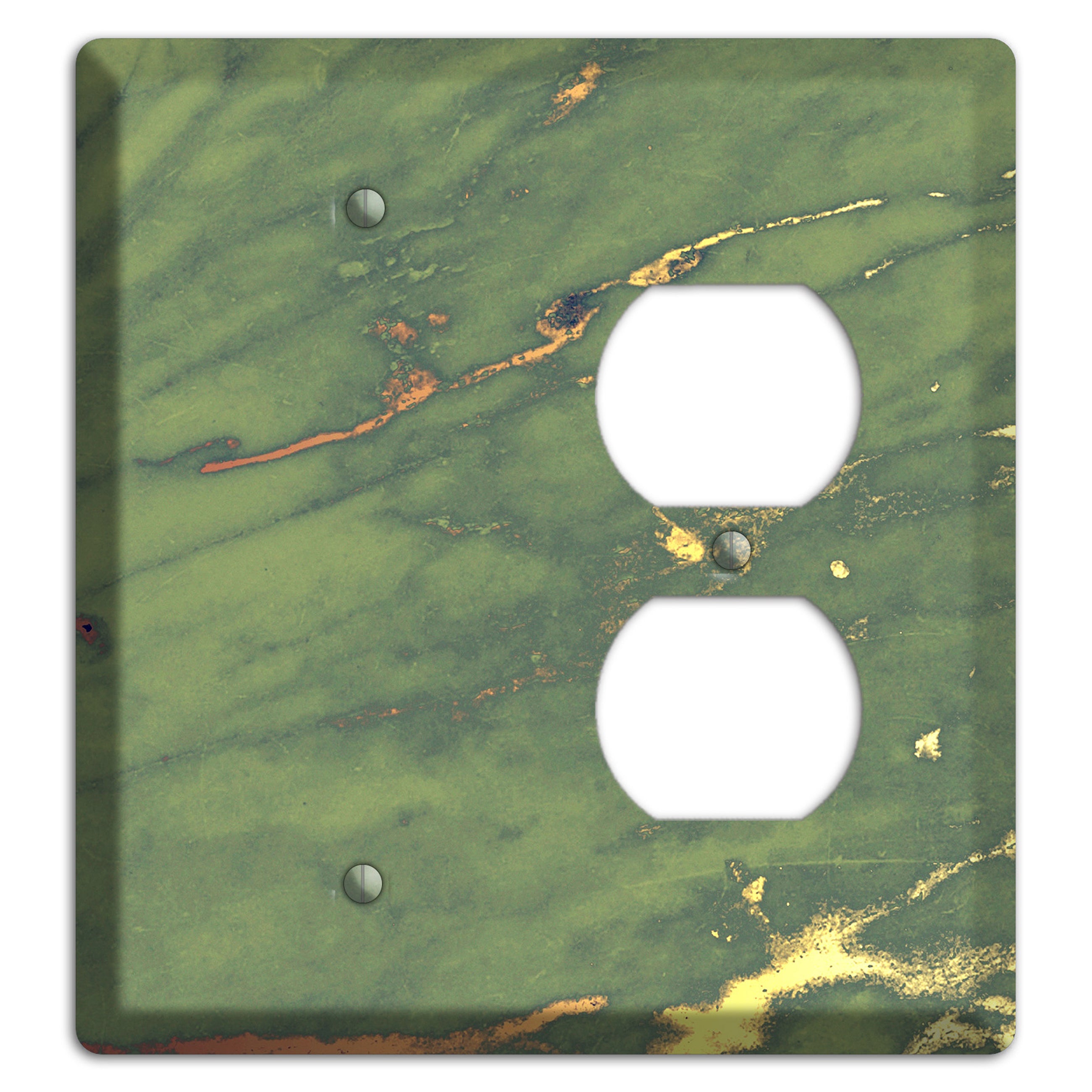 Limed Ash Marble Blank / Duplex Wallplate