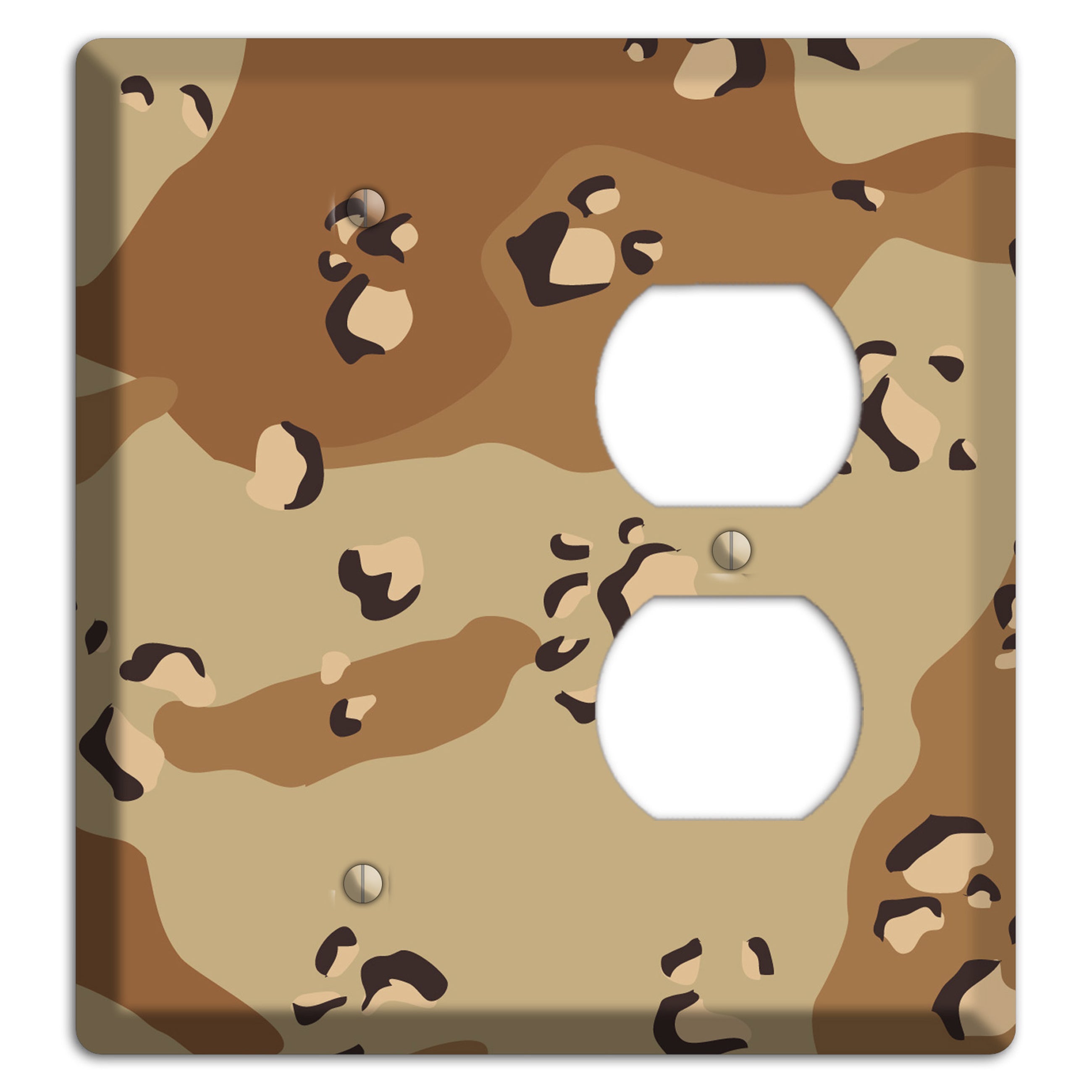 Desert Camo Blank / Duplex Wallplate