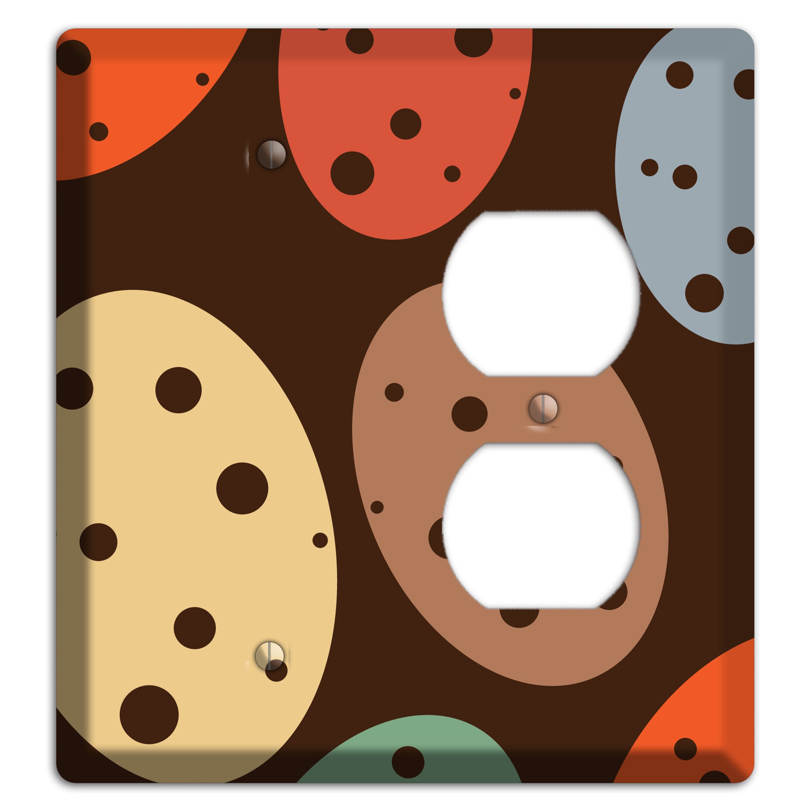 Brown Eggs Blank / Duplex Wallplate