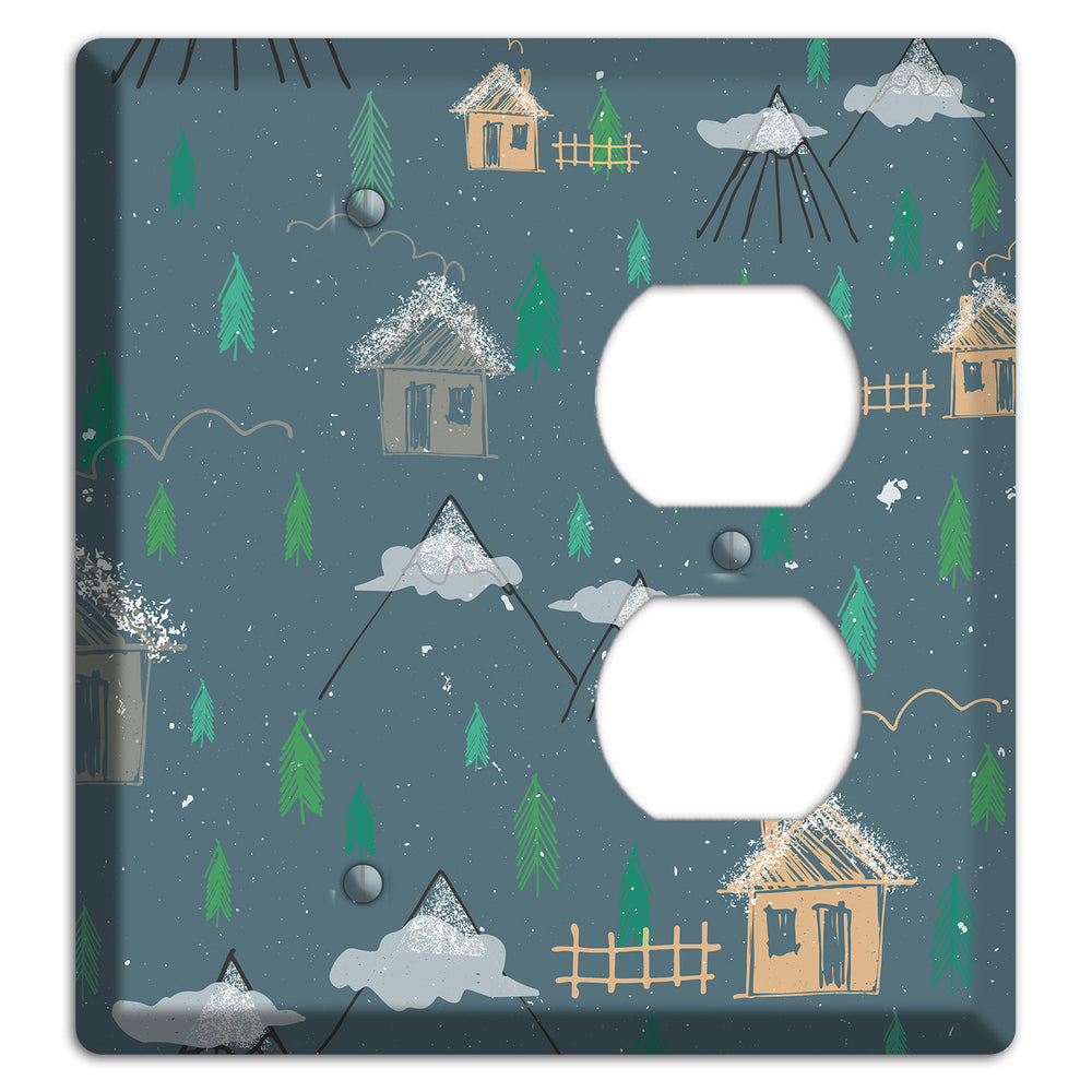 Wildlife Neighborhoods 1 Blank / Duplex Wallplate