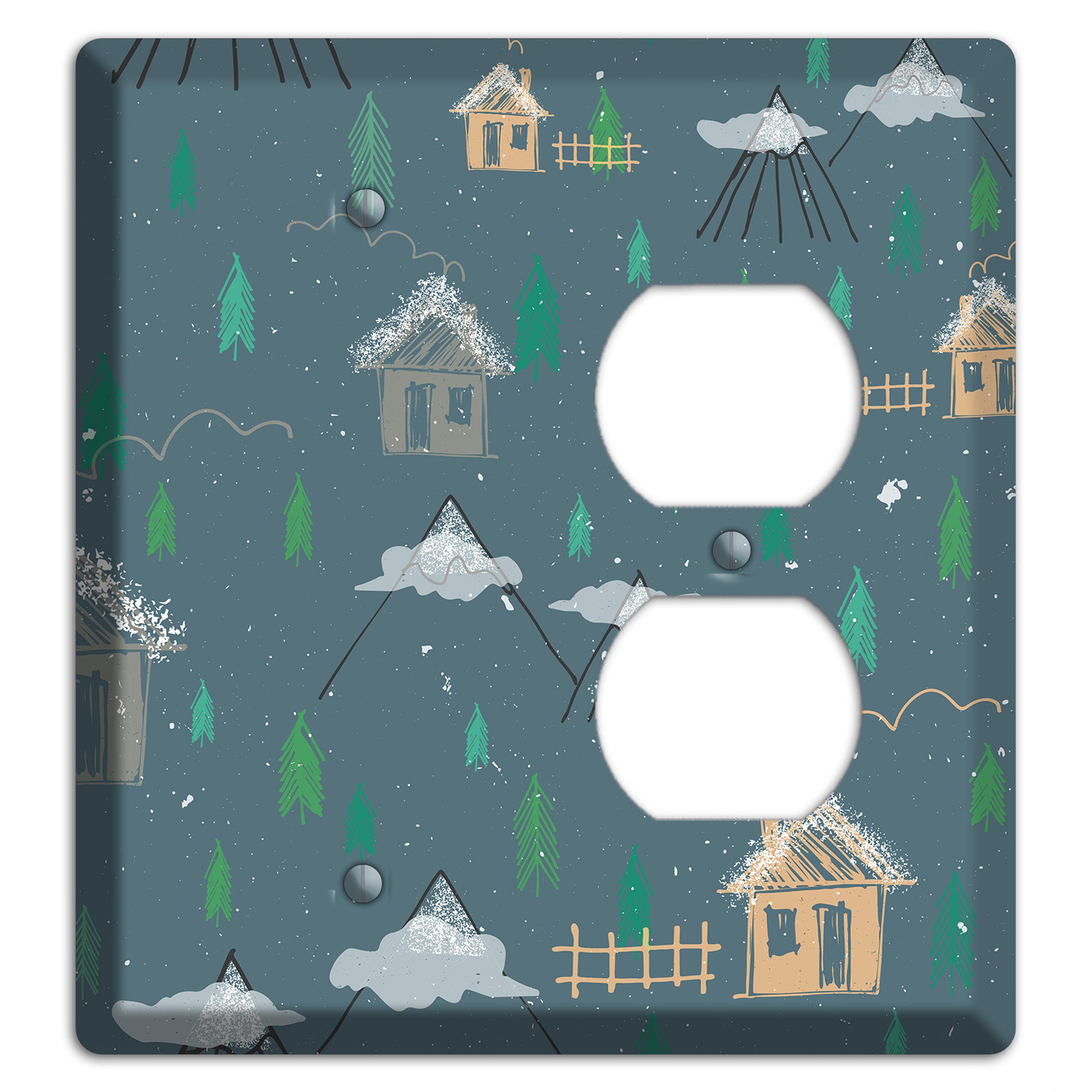Wildlife Neighborhoods 1 Blank / Duplex Wallplate