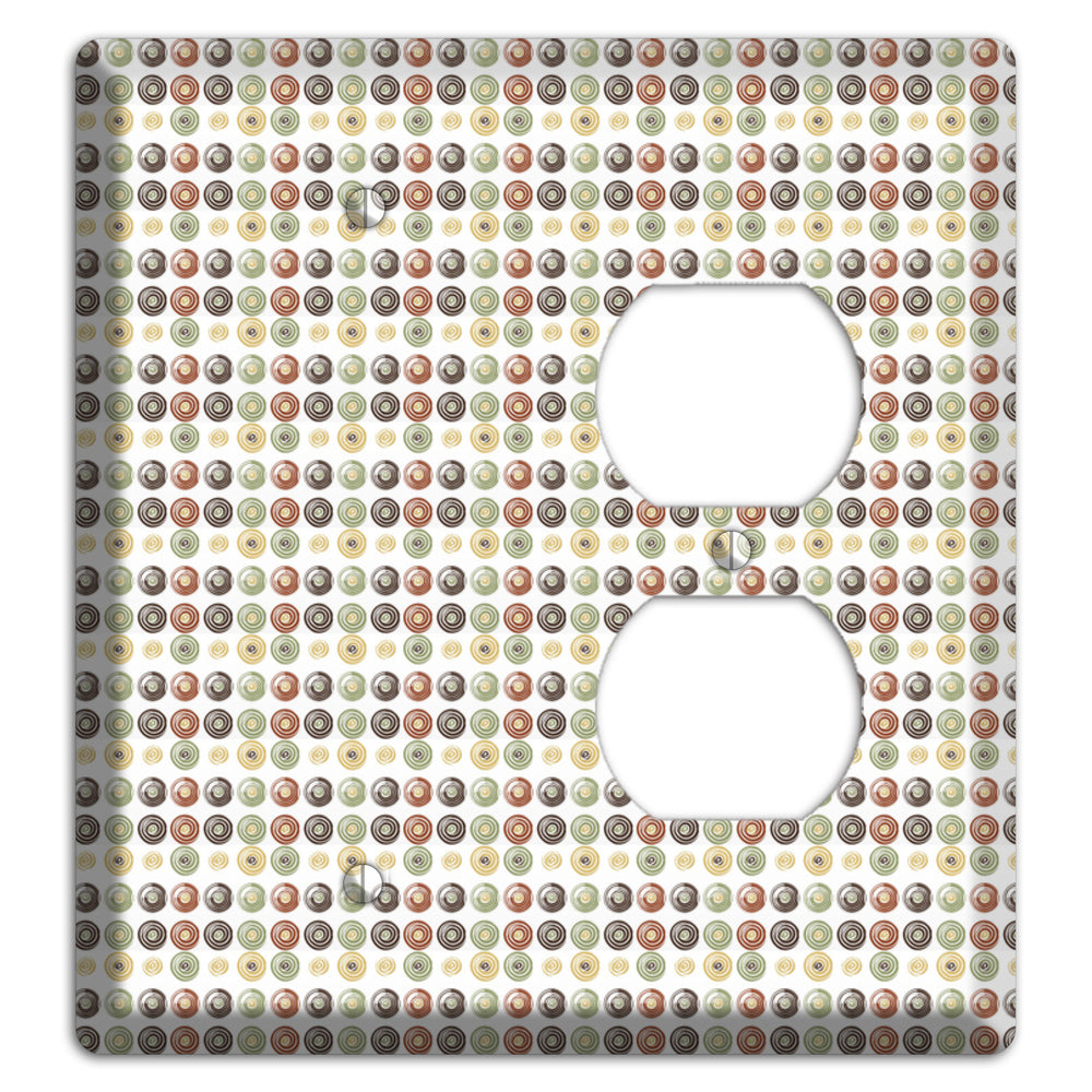 Multo Color Tiled Dots Blank / Duplex Wallplate