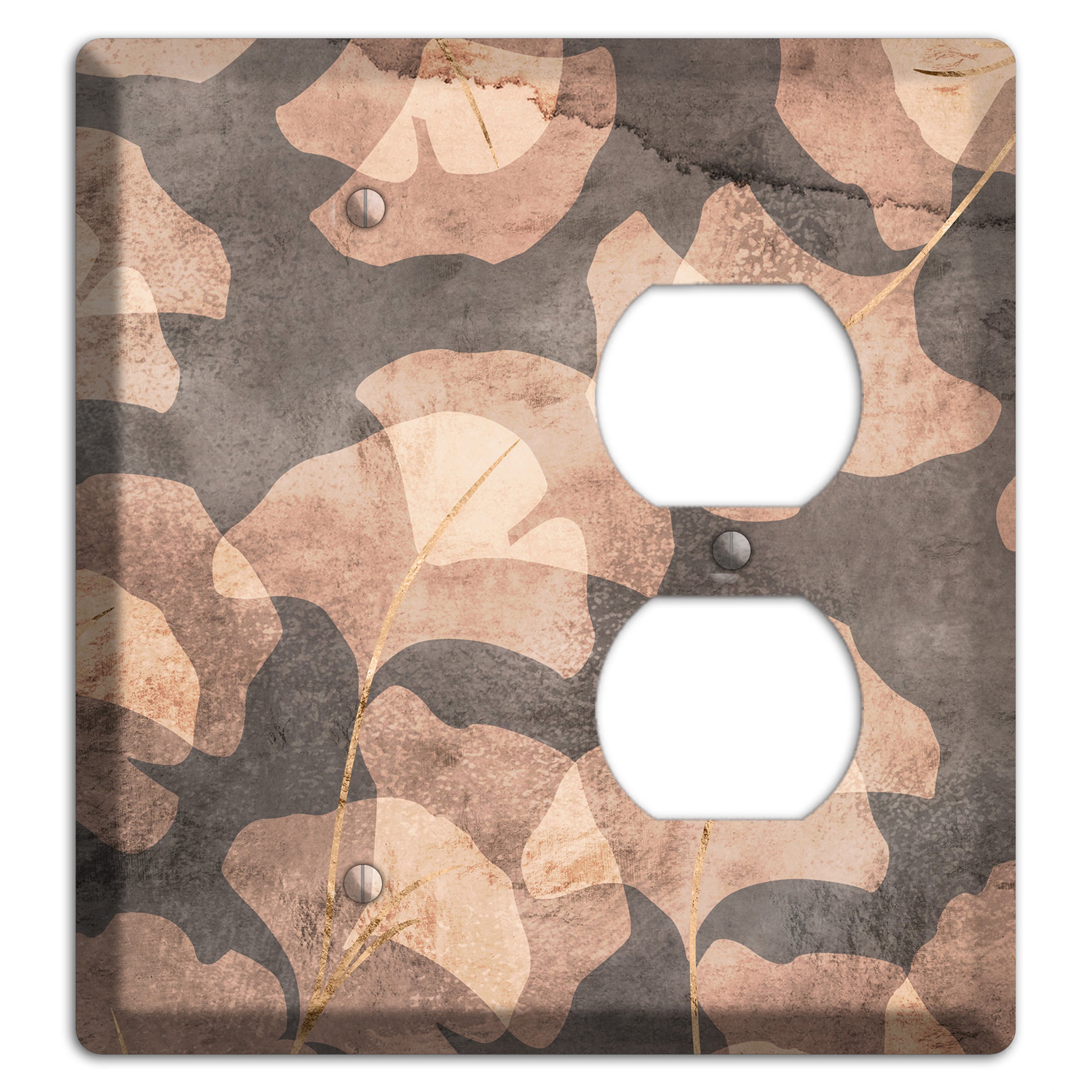 Watercolor Ginkgo Blank / Duplex Wallplate