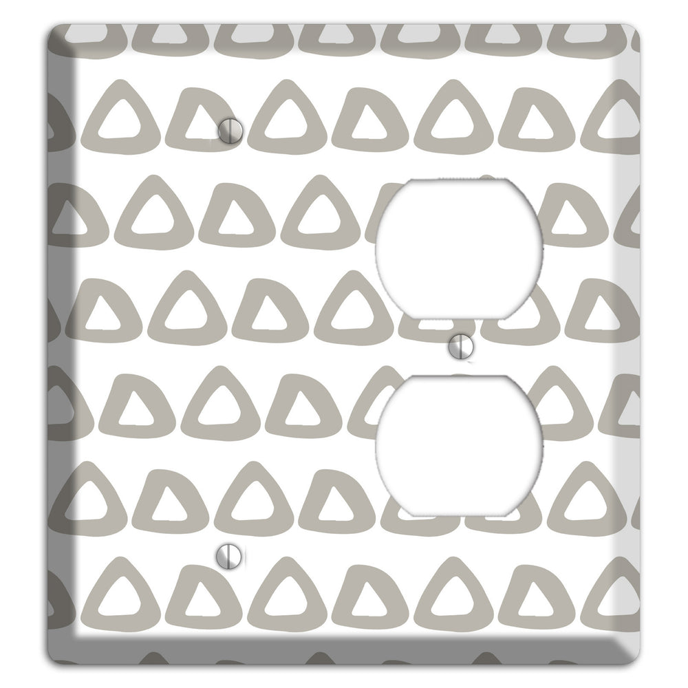 Simple Scandanavian Style H Blank / Duplex Wallplate