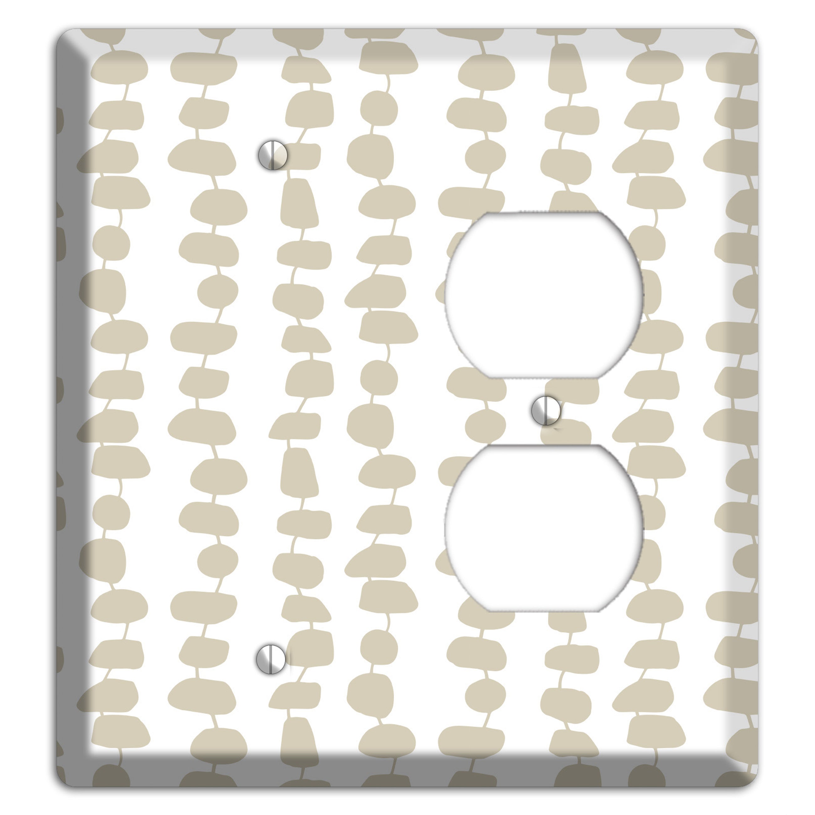 Simple Scandanavian Style M Blank / Duplex Wallplate