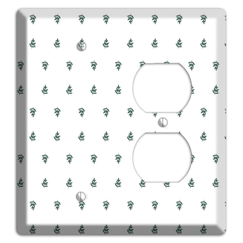 Leaves Style Y Blank / Duplex Wallplate