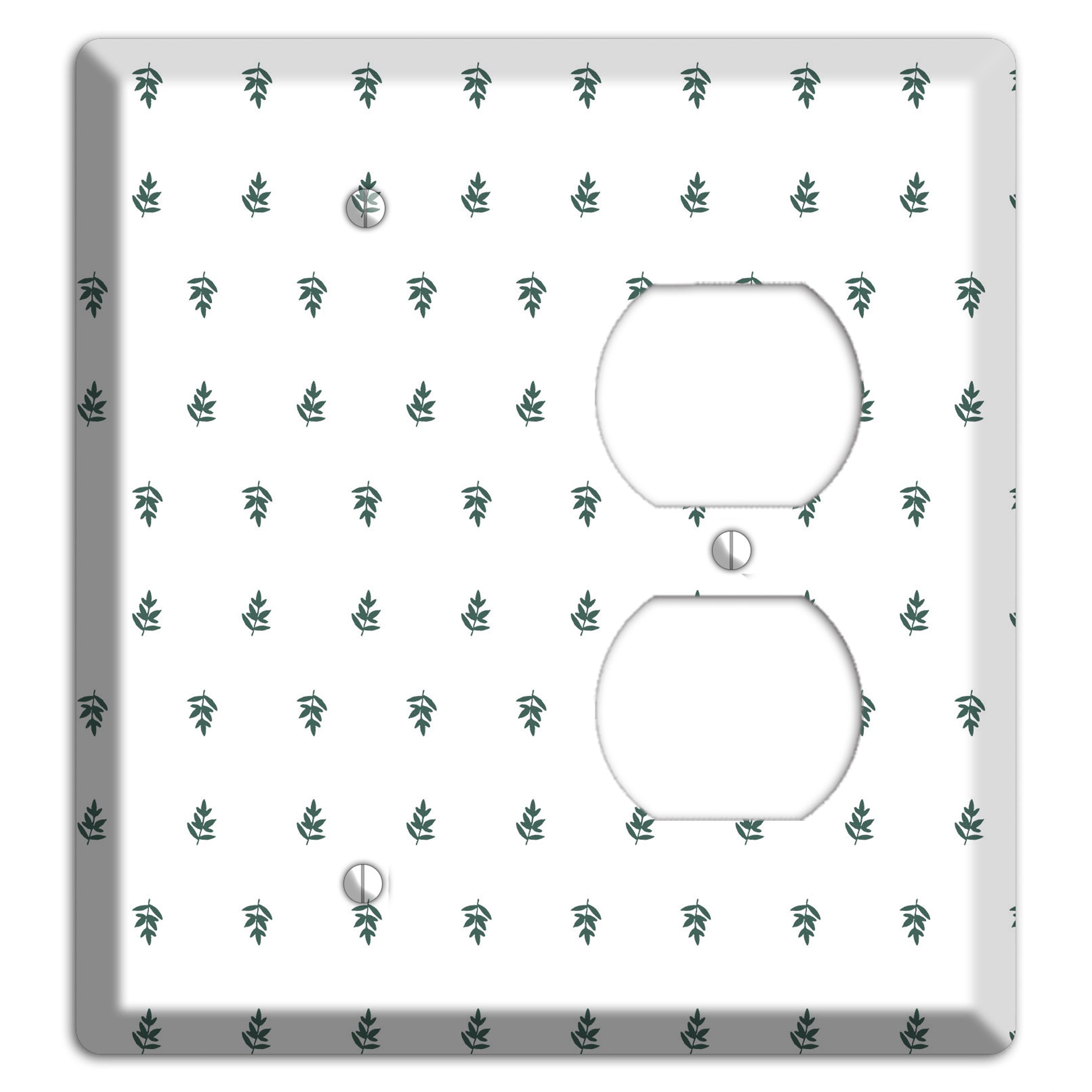 Leaves Style Y Blank / Duplex Wallplate