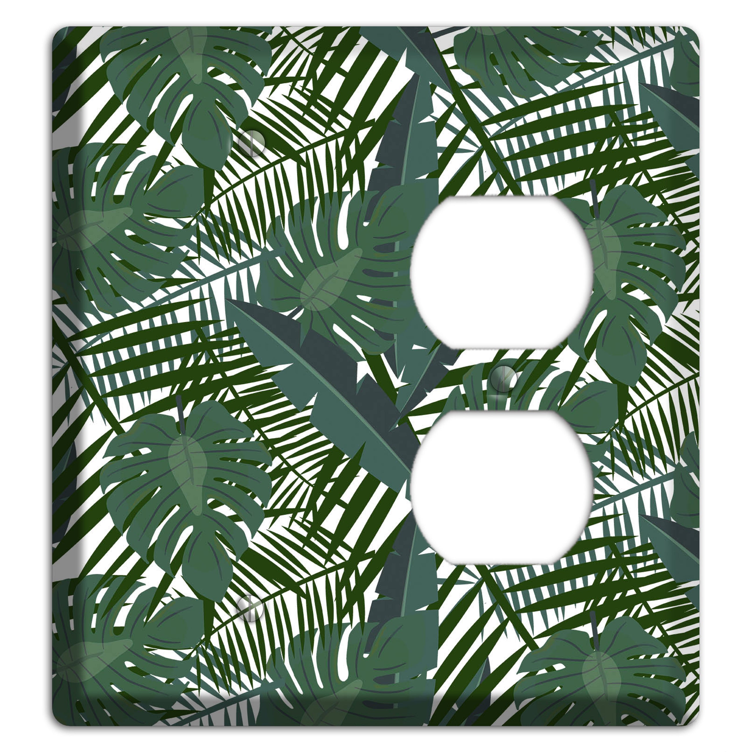 Leaves Style Q Blank / Duplex Wallplate
