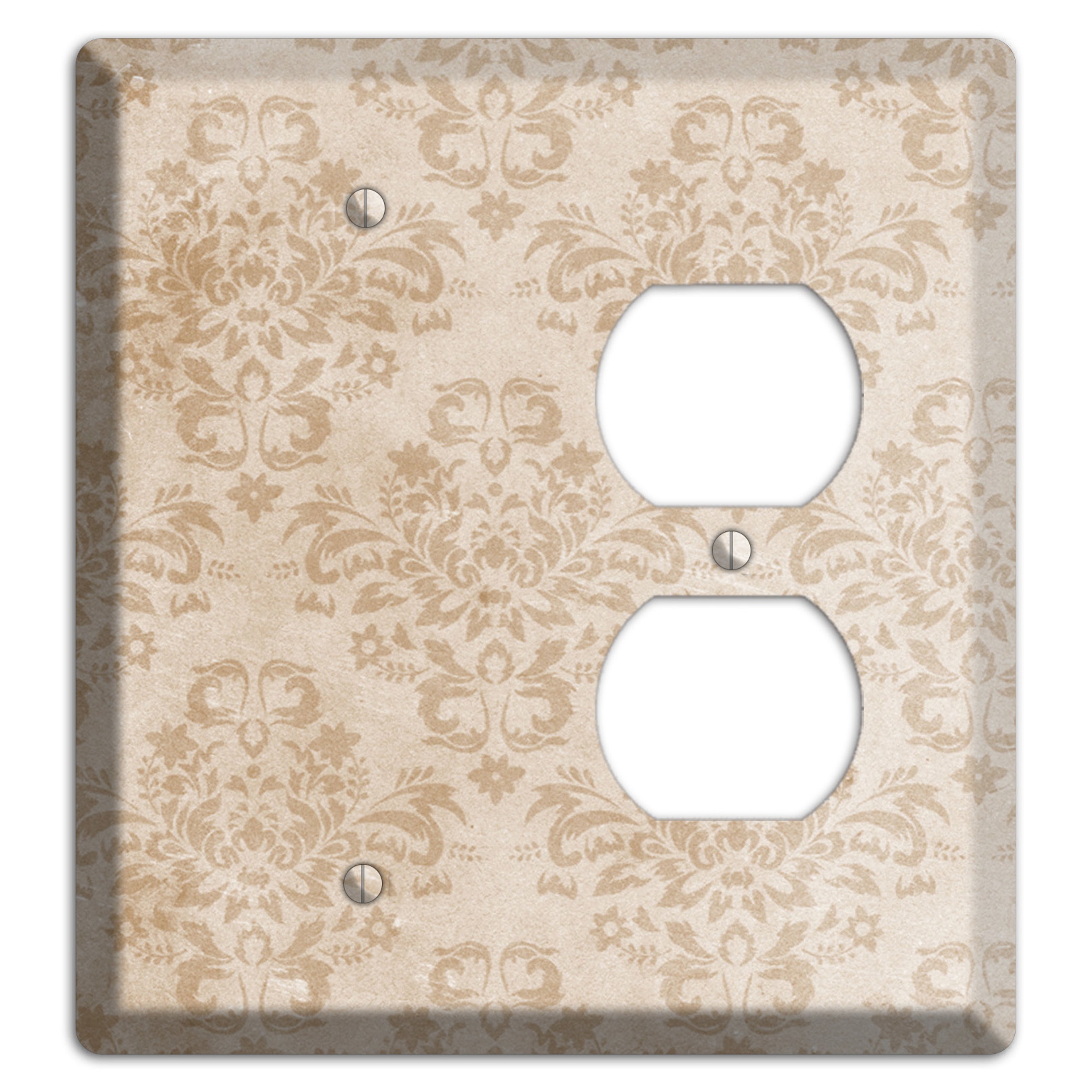 Bizarre Neutral Texture Blank / Duplex Wallplate
