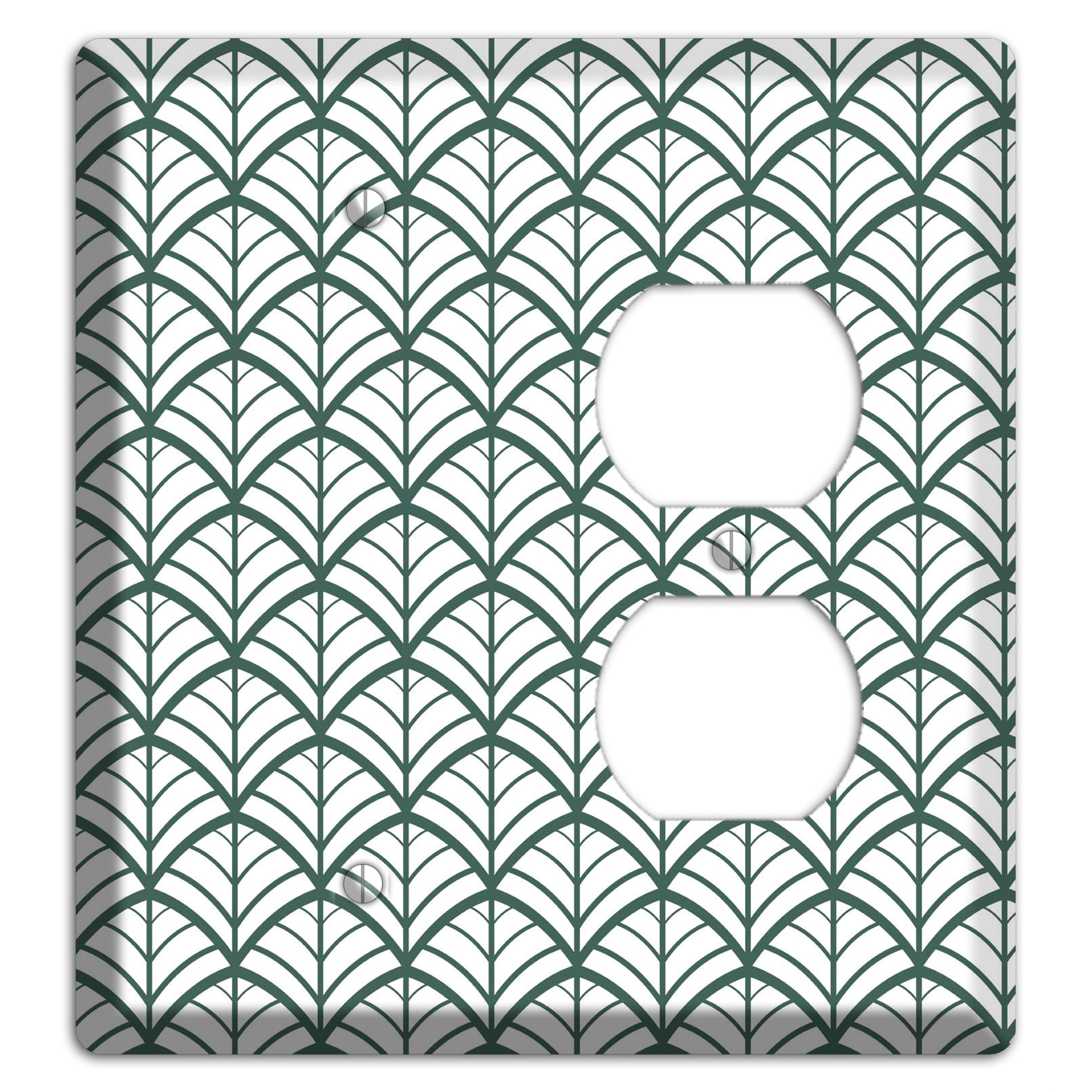 Leaves Style U Blank / Duplex Wallplate
