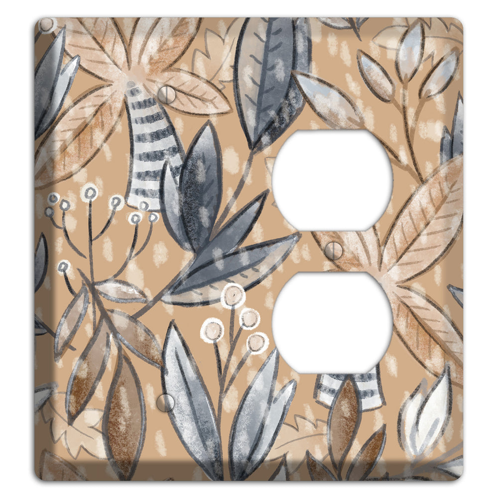 Autumn Leaves Blank / Duplex Wallplate