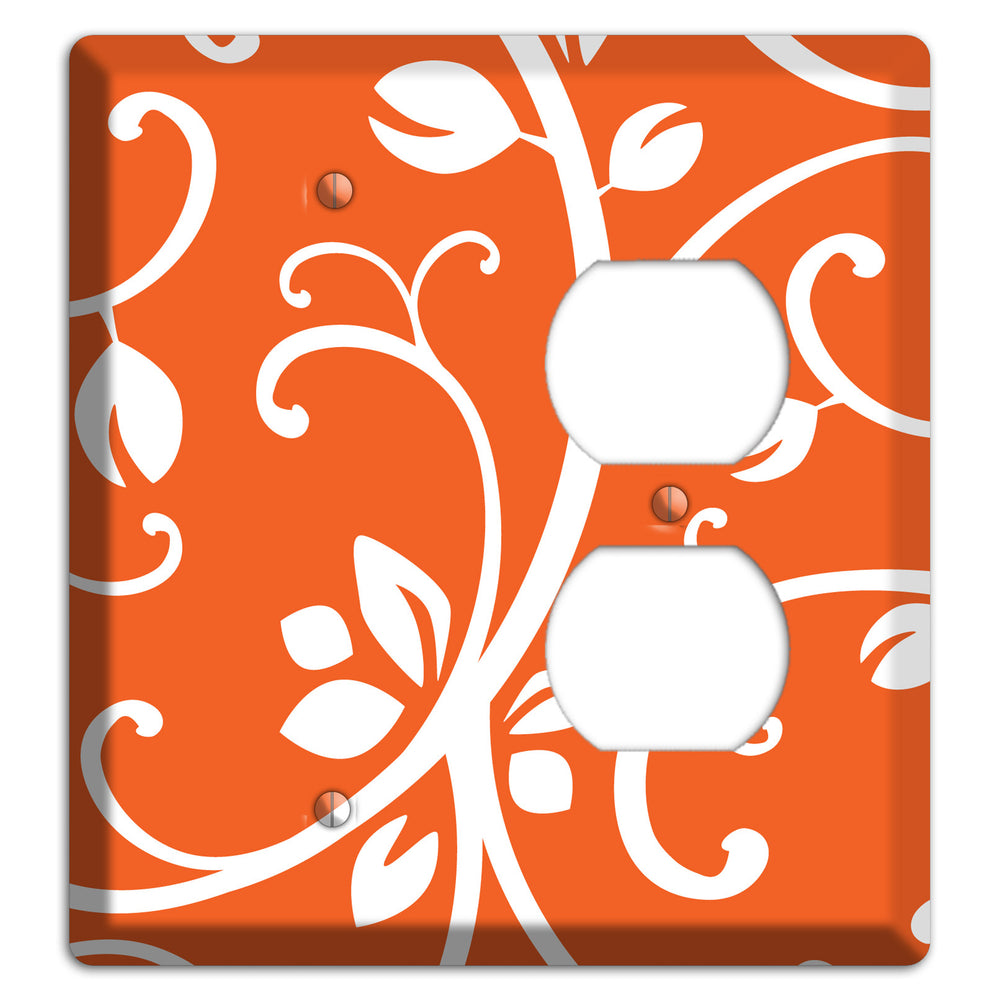 Red Bud Sprig Blank / Duplex Wallplate