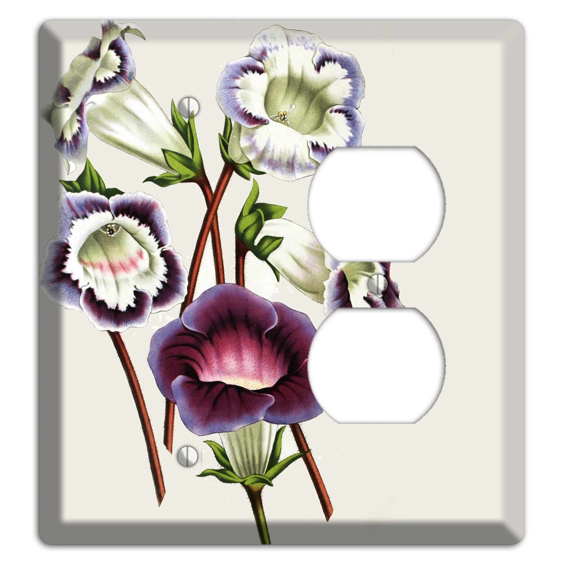 Gloxinas Blank / Duplex Wallplate