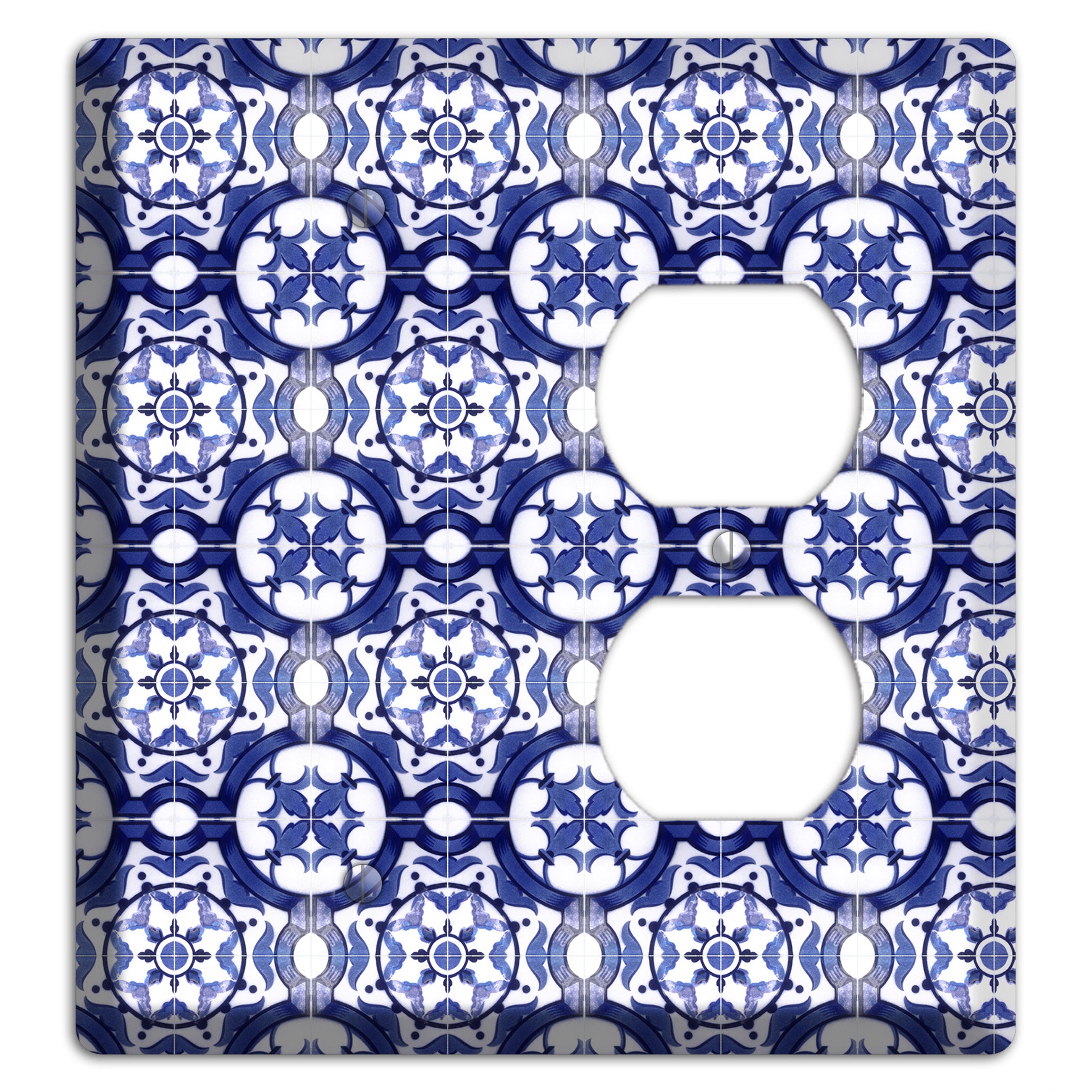 Tavira Tiles 10 Blank / Duplex Wallplate