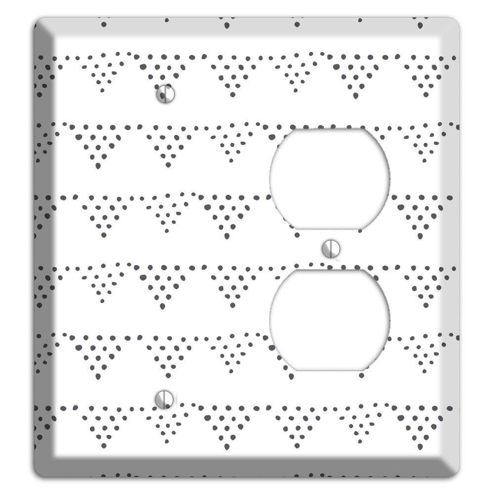 Abstract 16 Blank / Duplex Wallplate