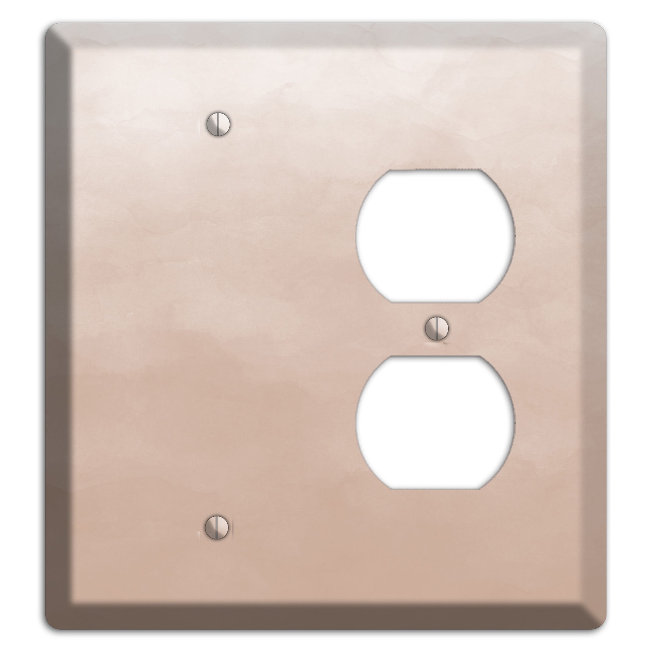 Beige Ombre Blank / Duplex Wallplate
