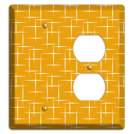 Orange Atomic Blank / Duplex Wallplate