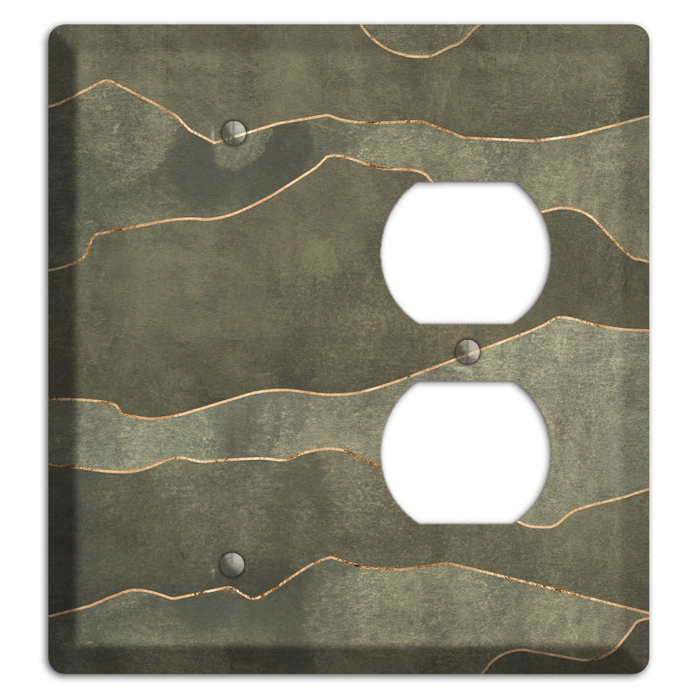 Jade Mountain Range Blank / Duplex Wallplate
