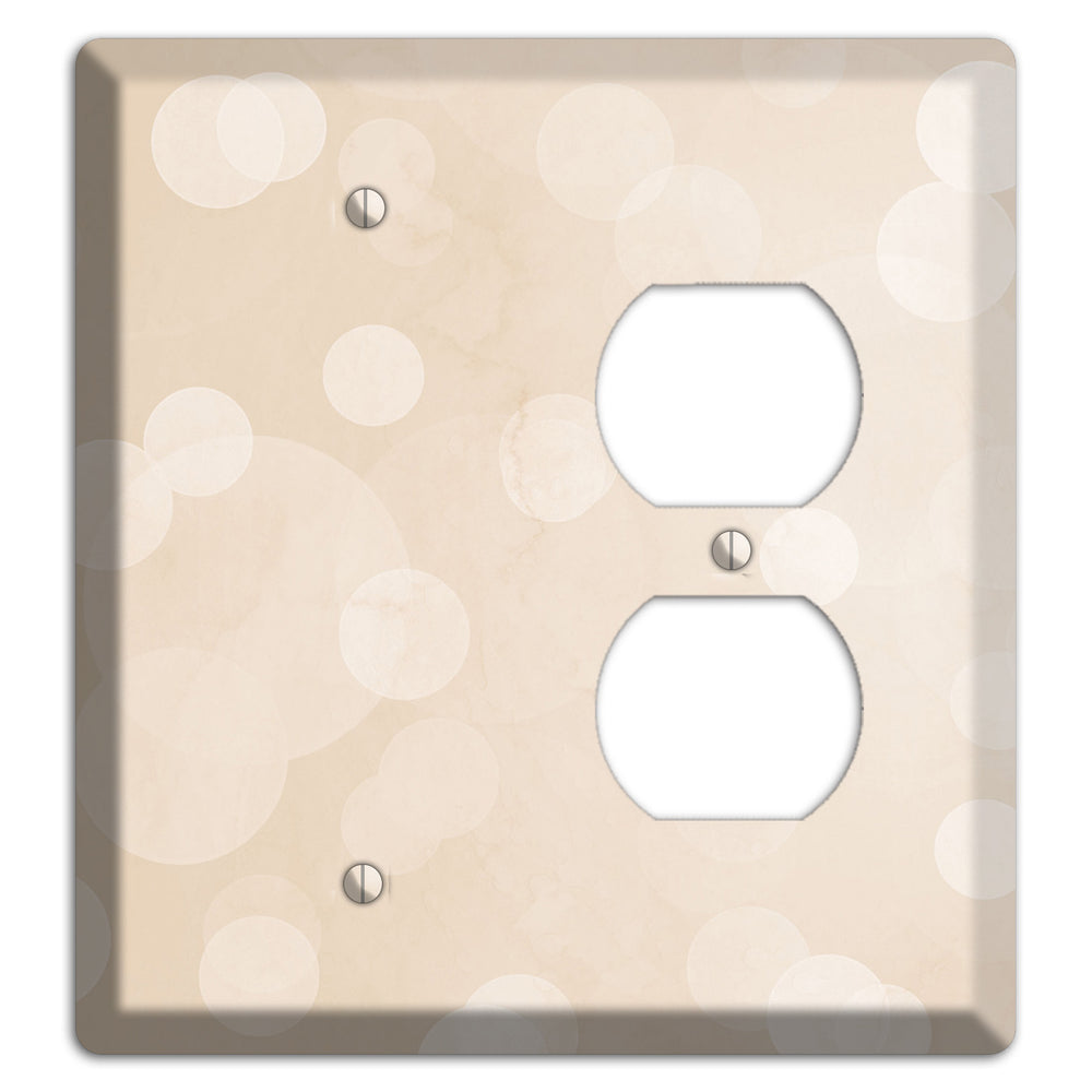 Parchment Neutral Texture Blank / Duplex Wallplate