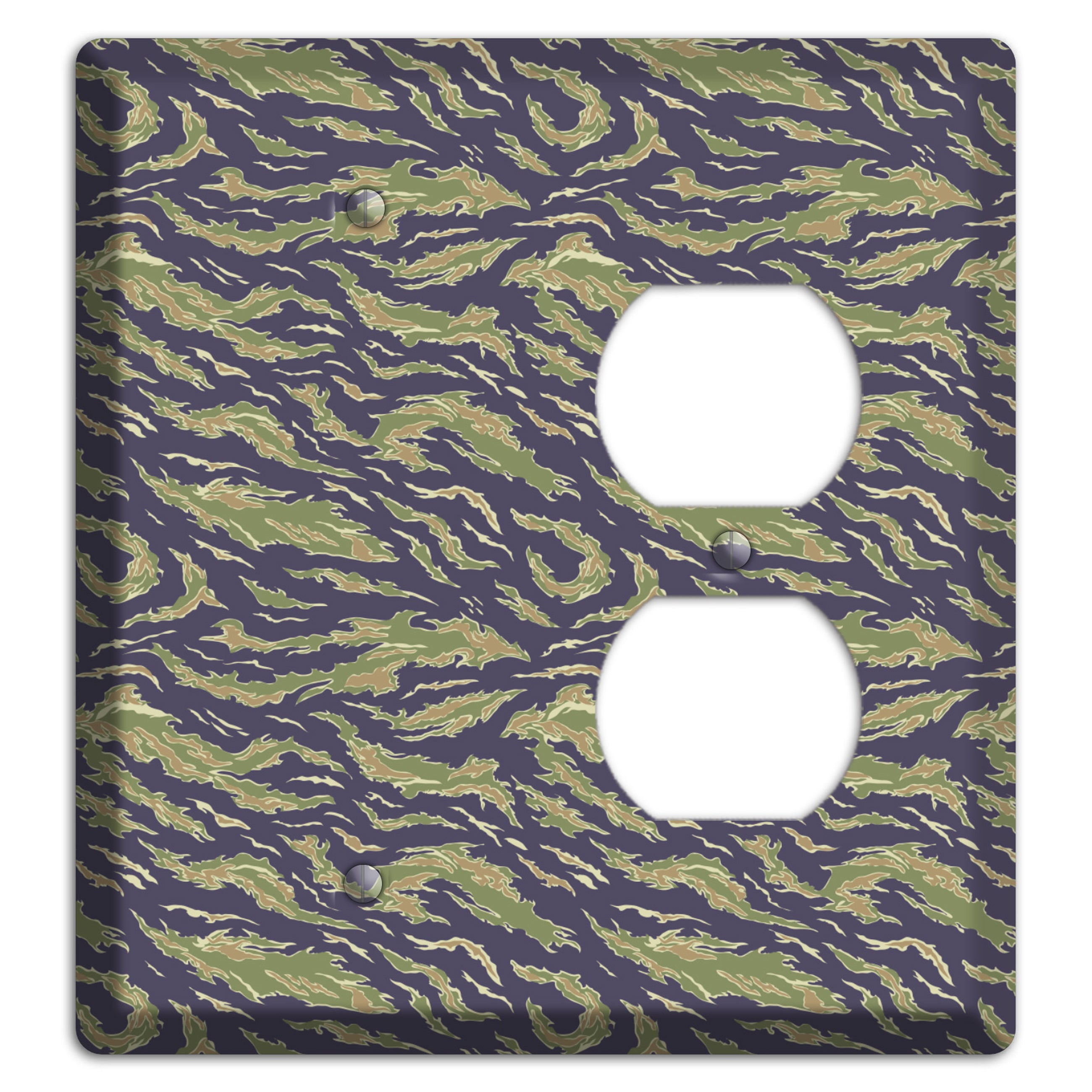 Vietnam Tiger 1 Camo Blank / Duplex Wallplate