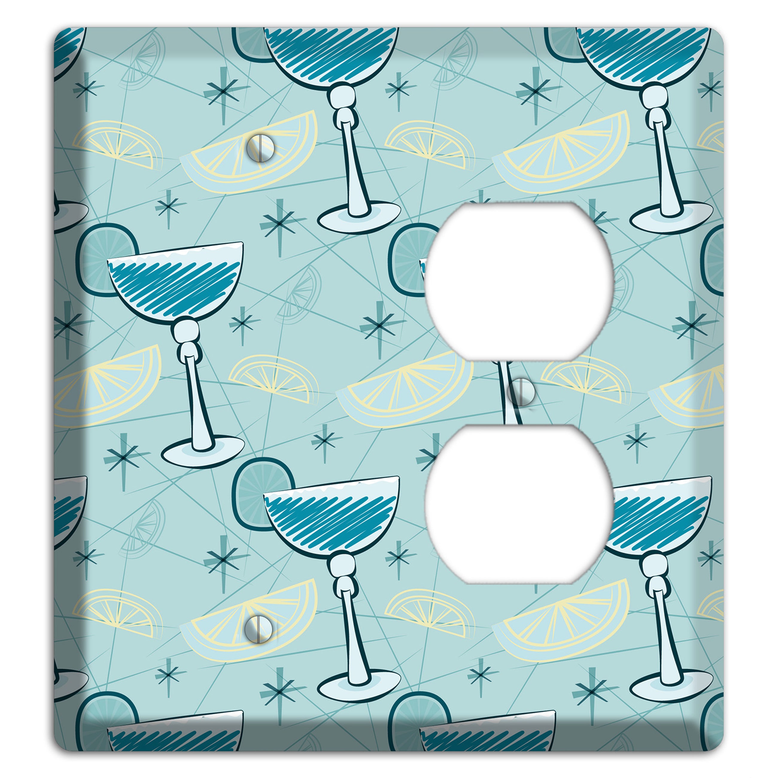 Cocktails Blank / Duplex Wallplate