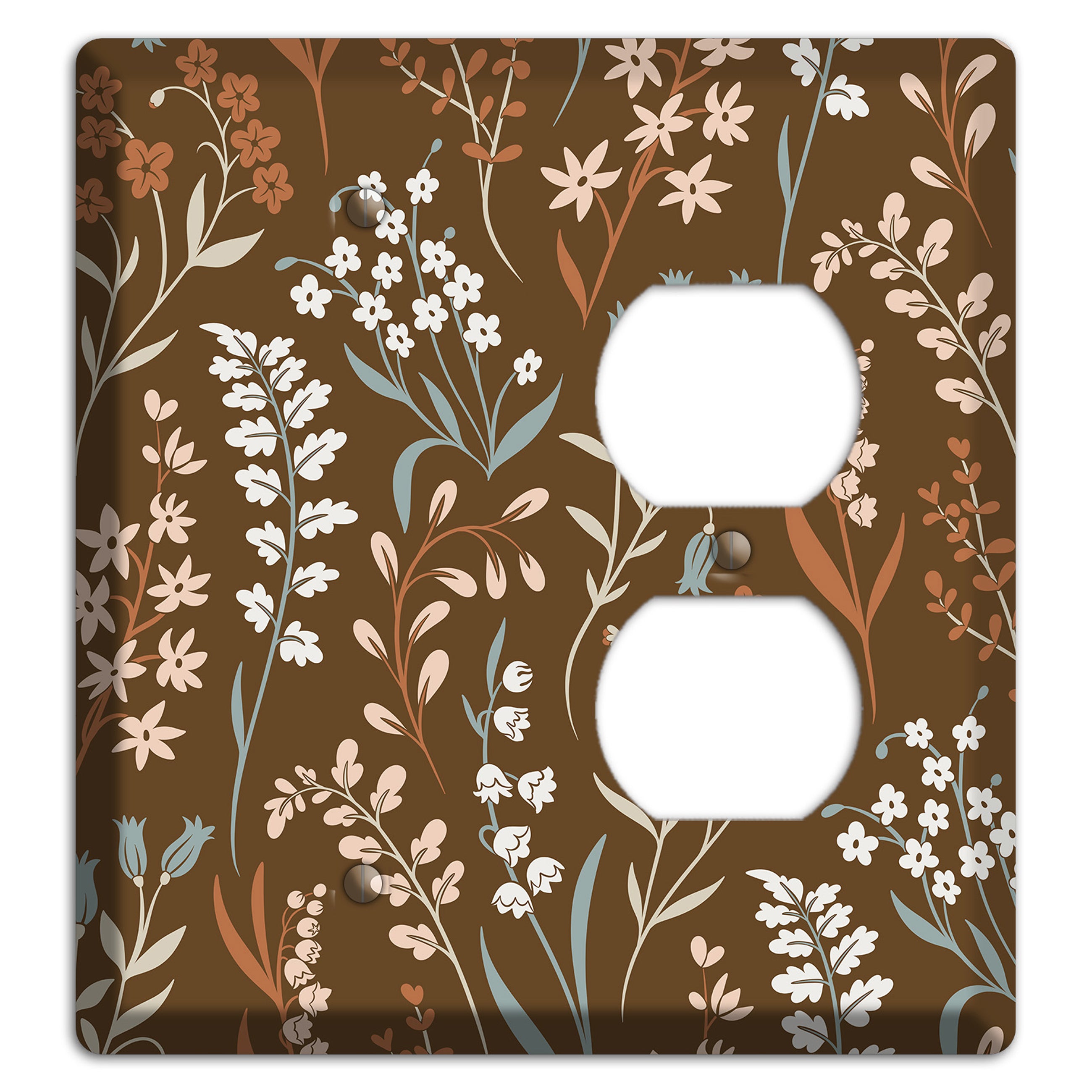 Fall Floral 1 Blank / Duplex Wallplate