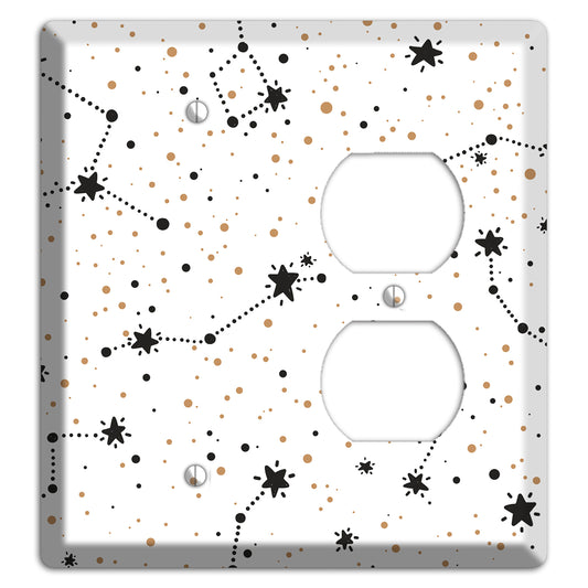 Constellations White Blank / Duplex Wallplate