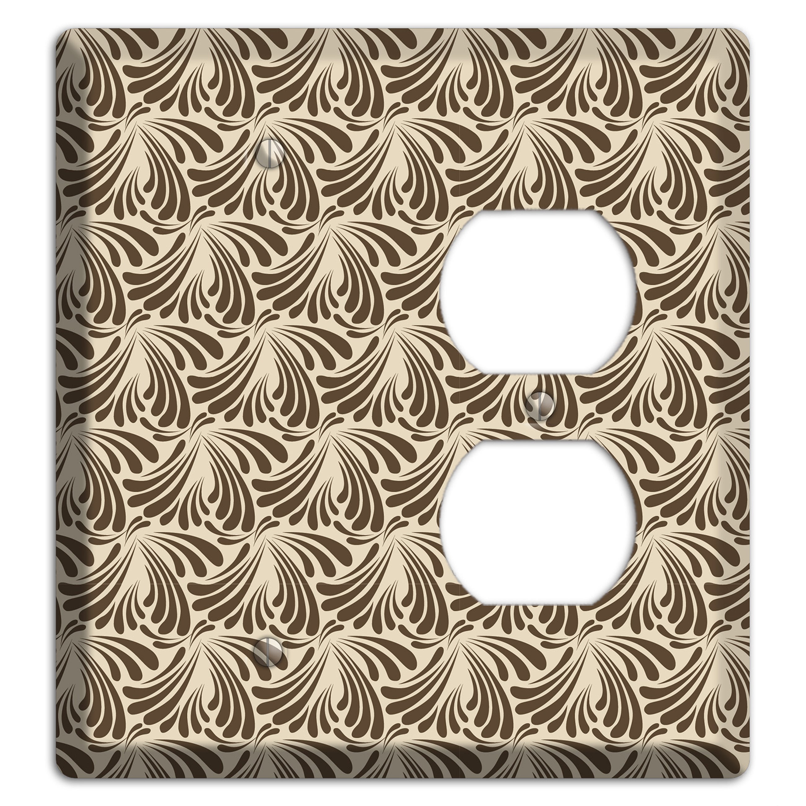 Nouveau Tear Drop Blank / Duplex Wallplate