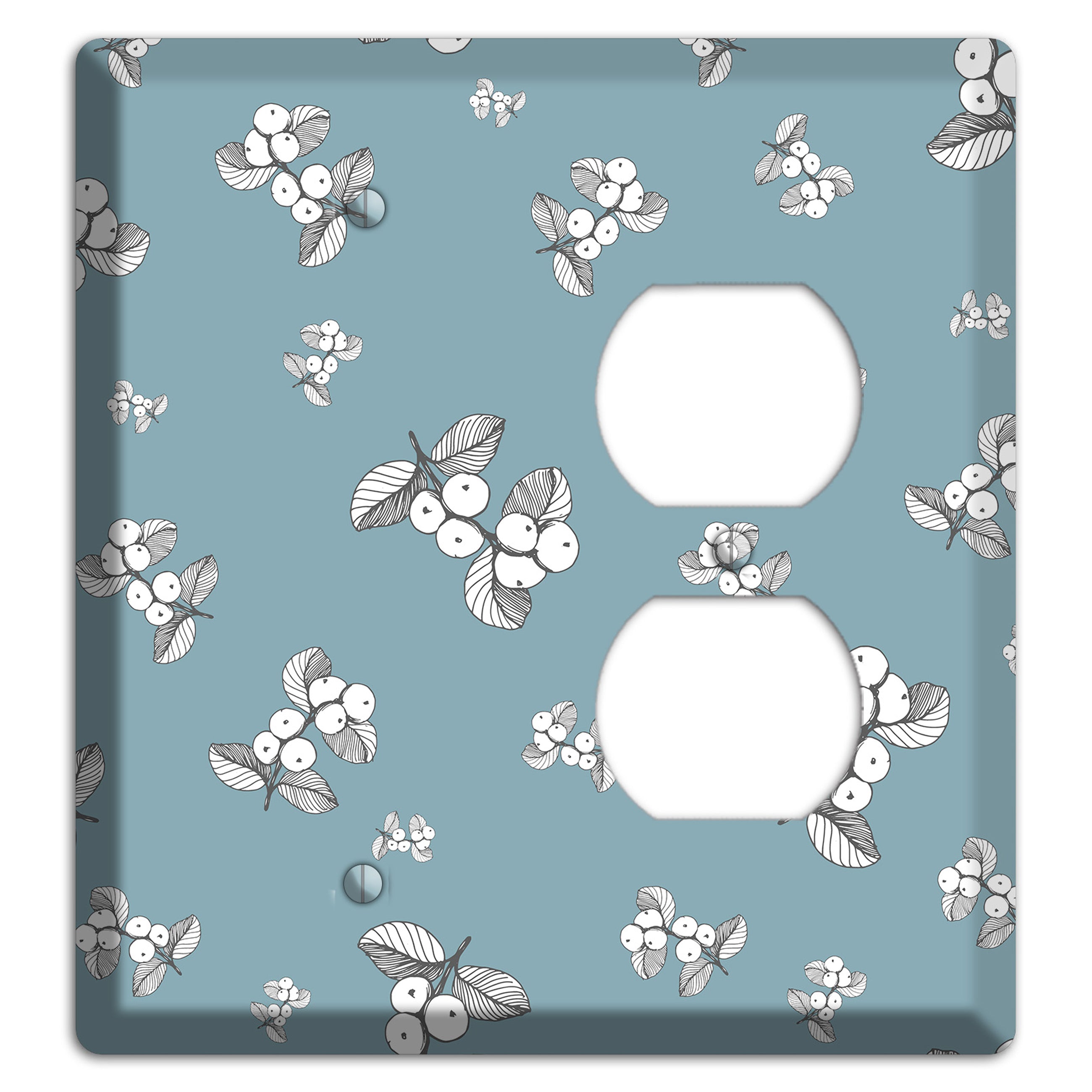 Wildlife Berry Bloom Blank / Duplex Wallplate